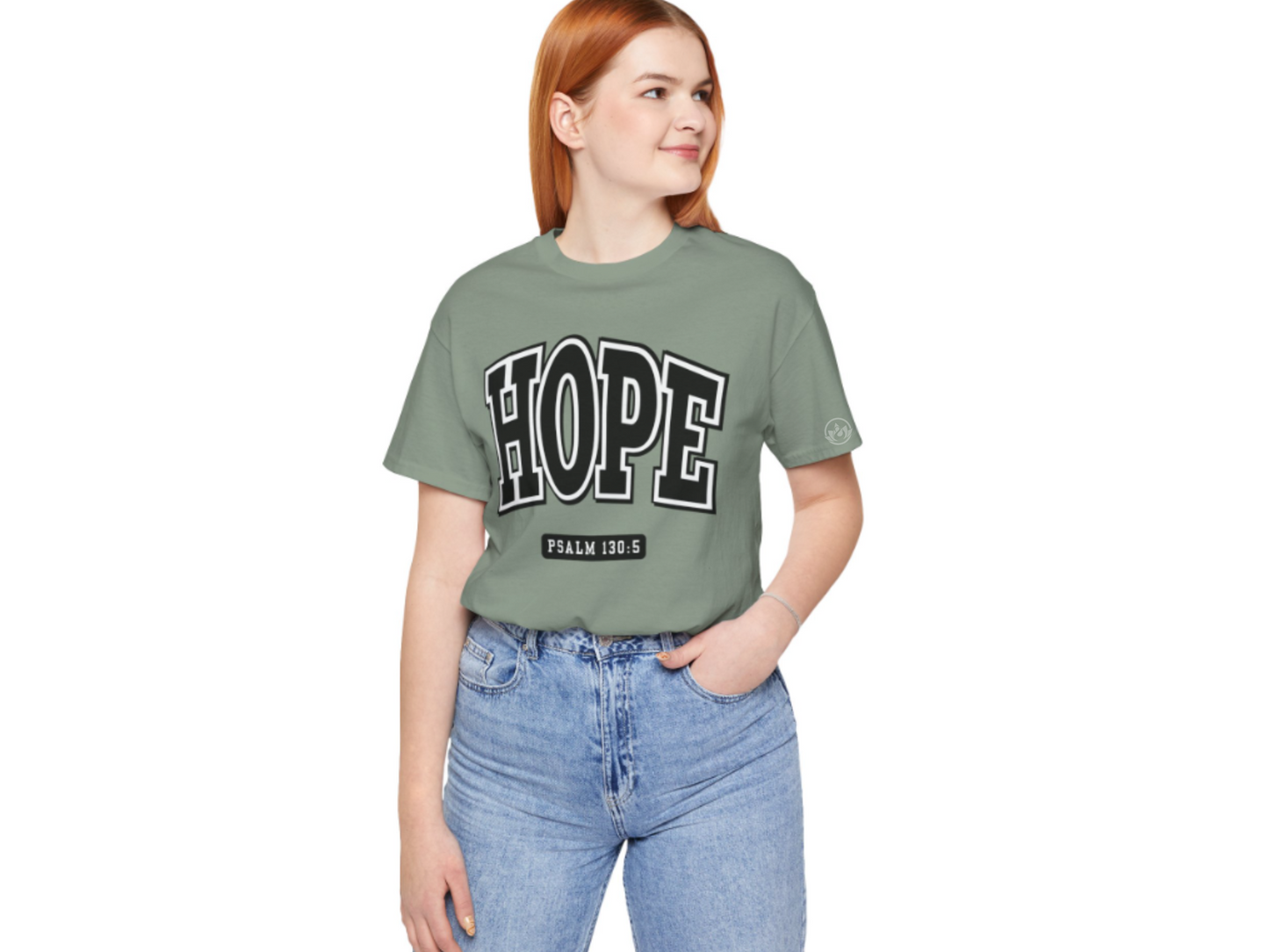 Hope Shirt – Psalm 130:5 Bible Verse Tee – Christian Faith Apparel
