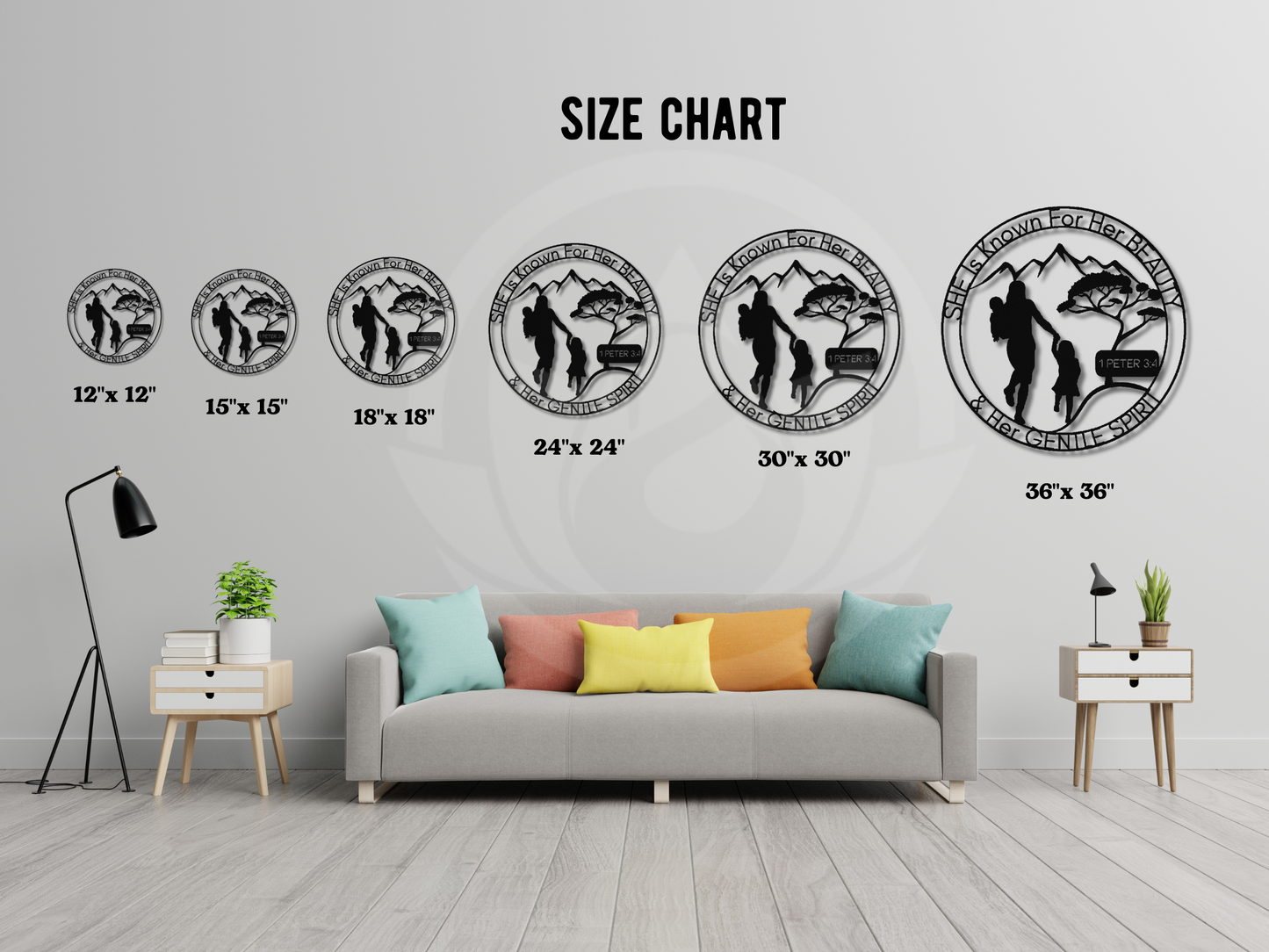 1 Peter 3:4 She Is Known for Her Beauty -Unique Mother’s Day Christian Gift