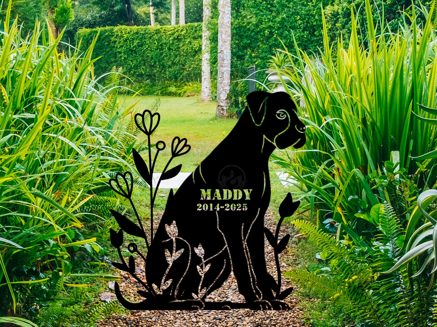 Personalized Dog Memorial Stake-Outdoor Pet Tribute Yard Decor