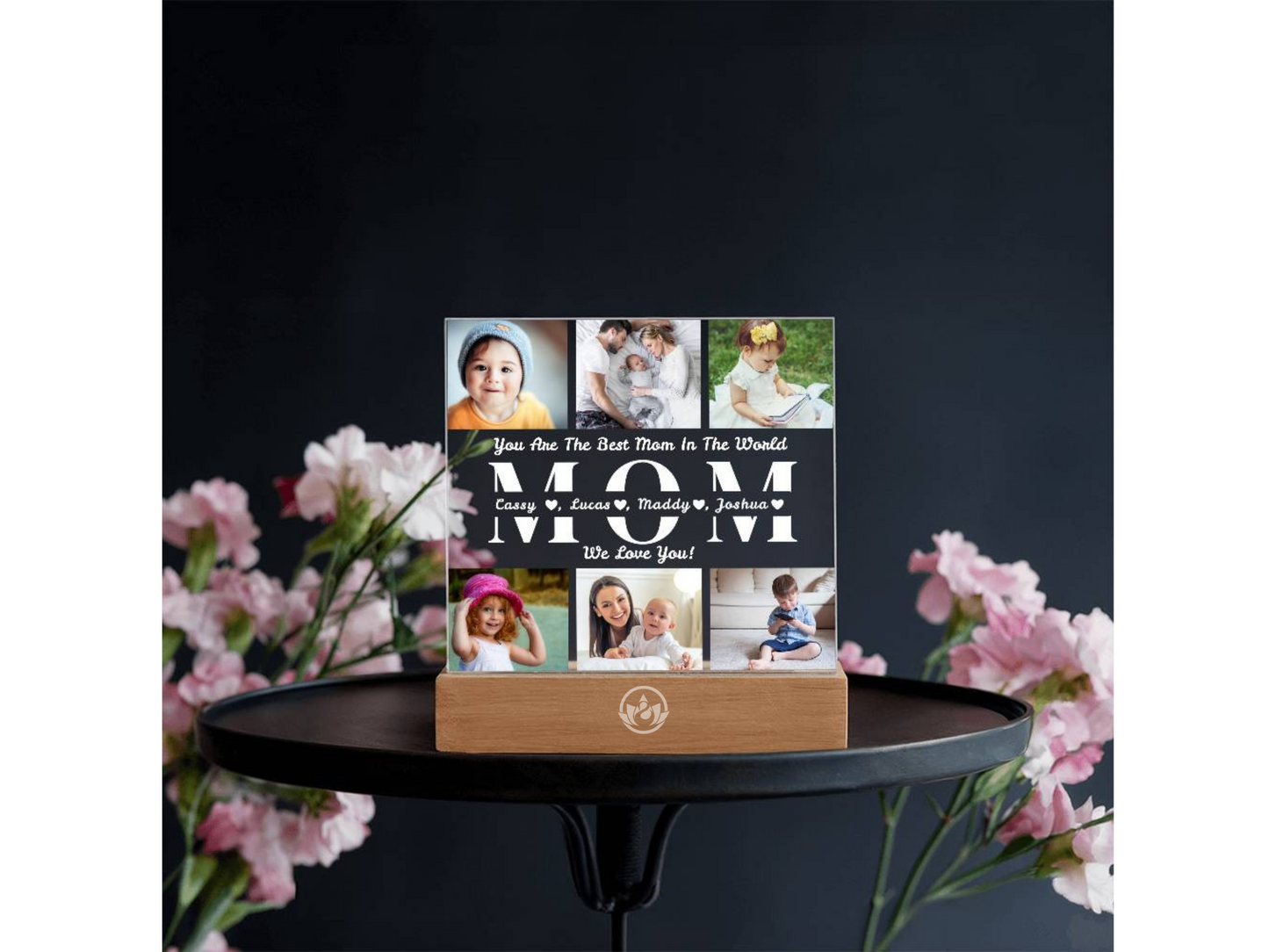 Personalized Photo Collage Night Light Acrylic Plaques