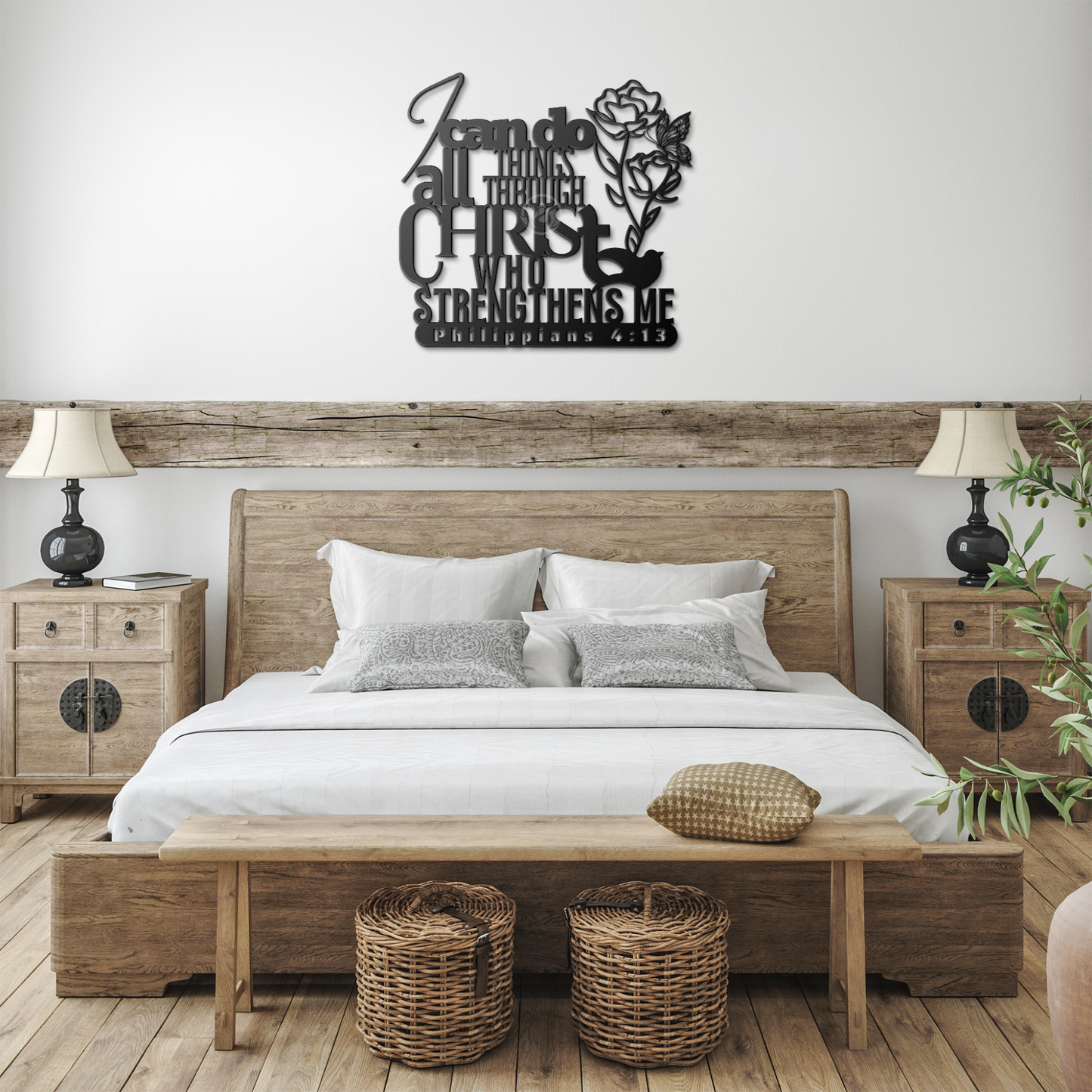 I Can Do All Things - Philippians 4:13 Christian Metal Wall Art