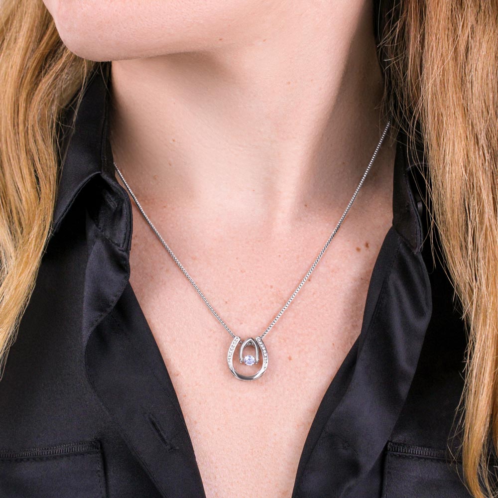 To My Favorite Horse Mom Necklace Gift for Mom Horse Lover Mothers Day Gift