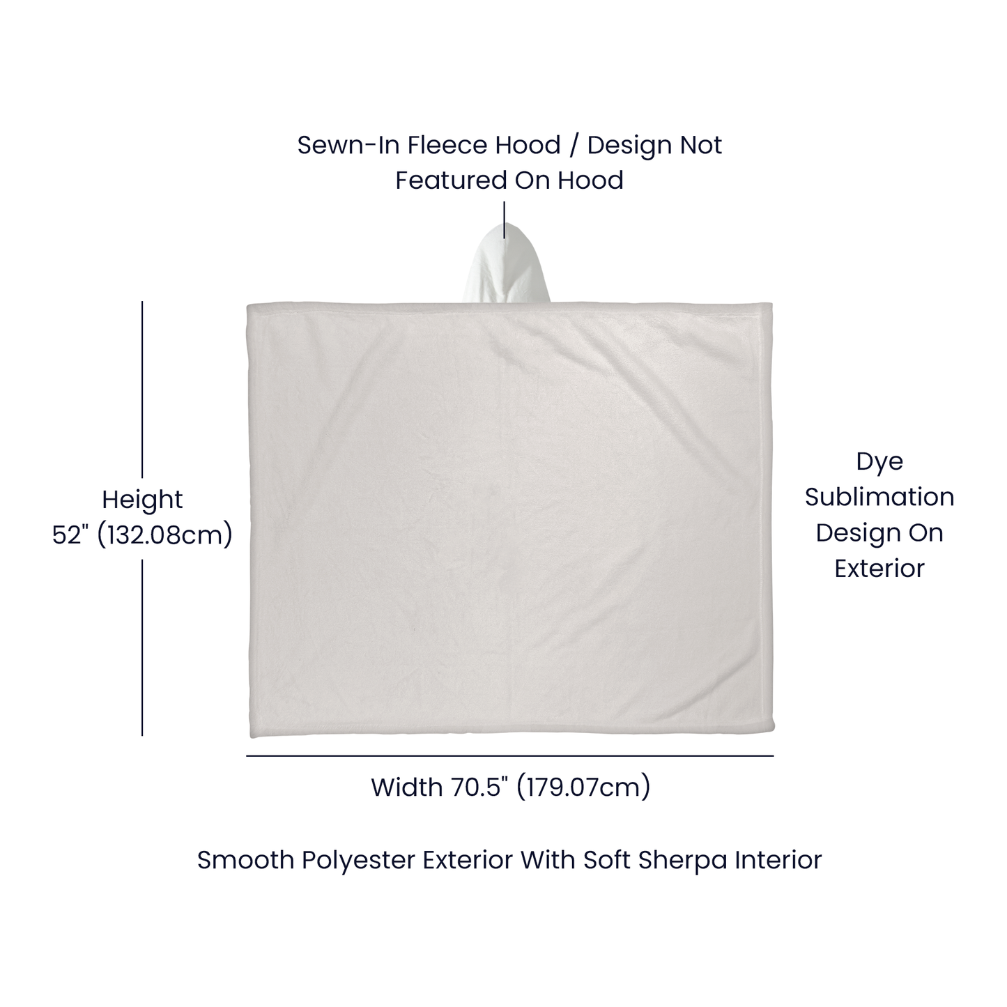 Father to Daughter Sherpa Hooded Blanket – Warm Love Gift from Dad