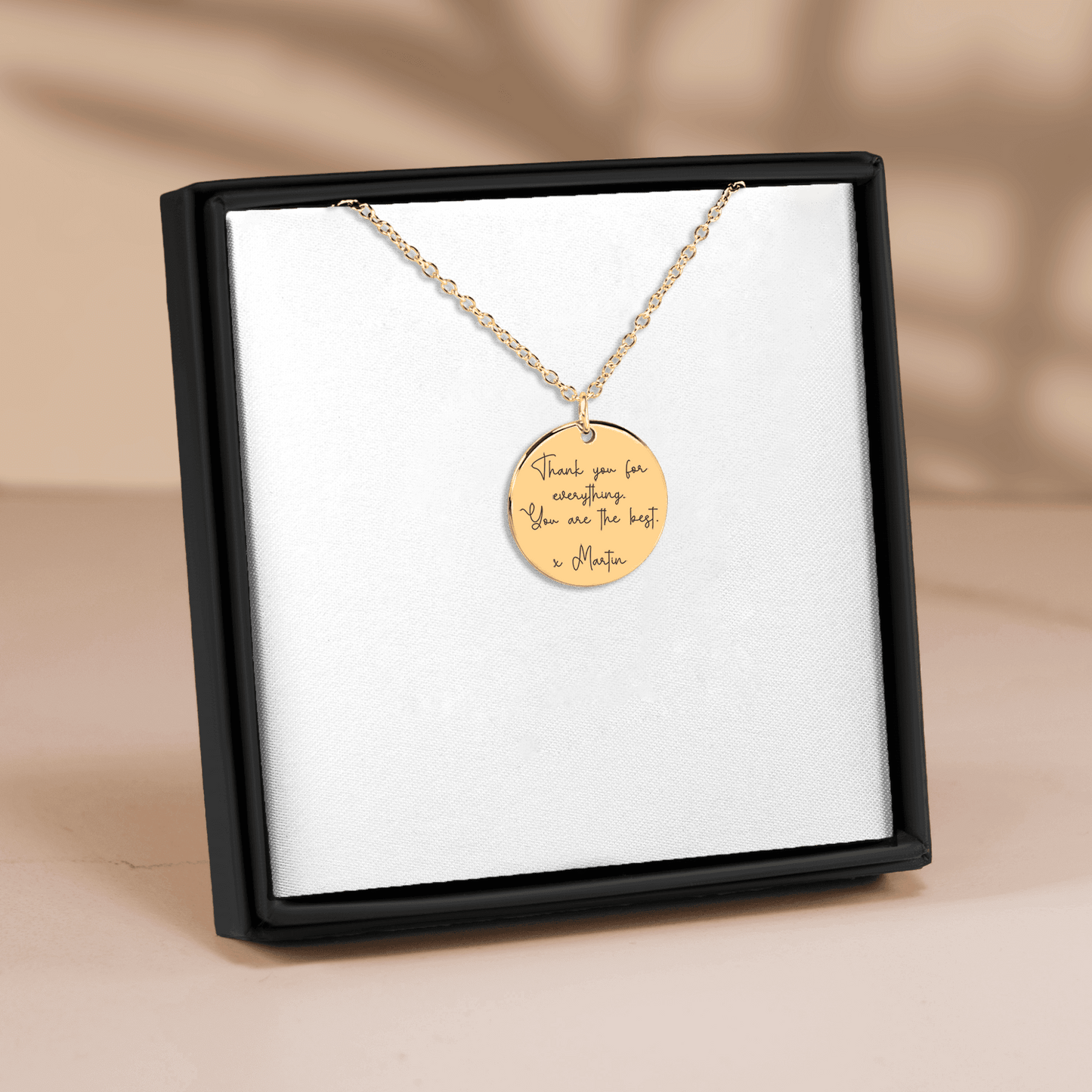 Custom Message & Name Necklace - Personalized Engraved Jewelry