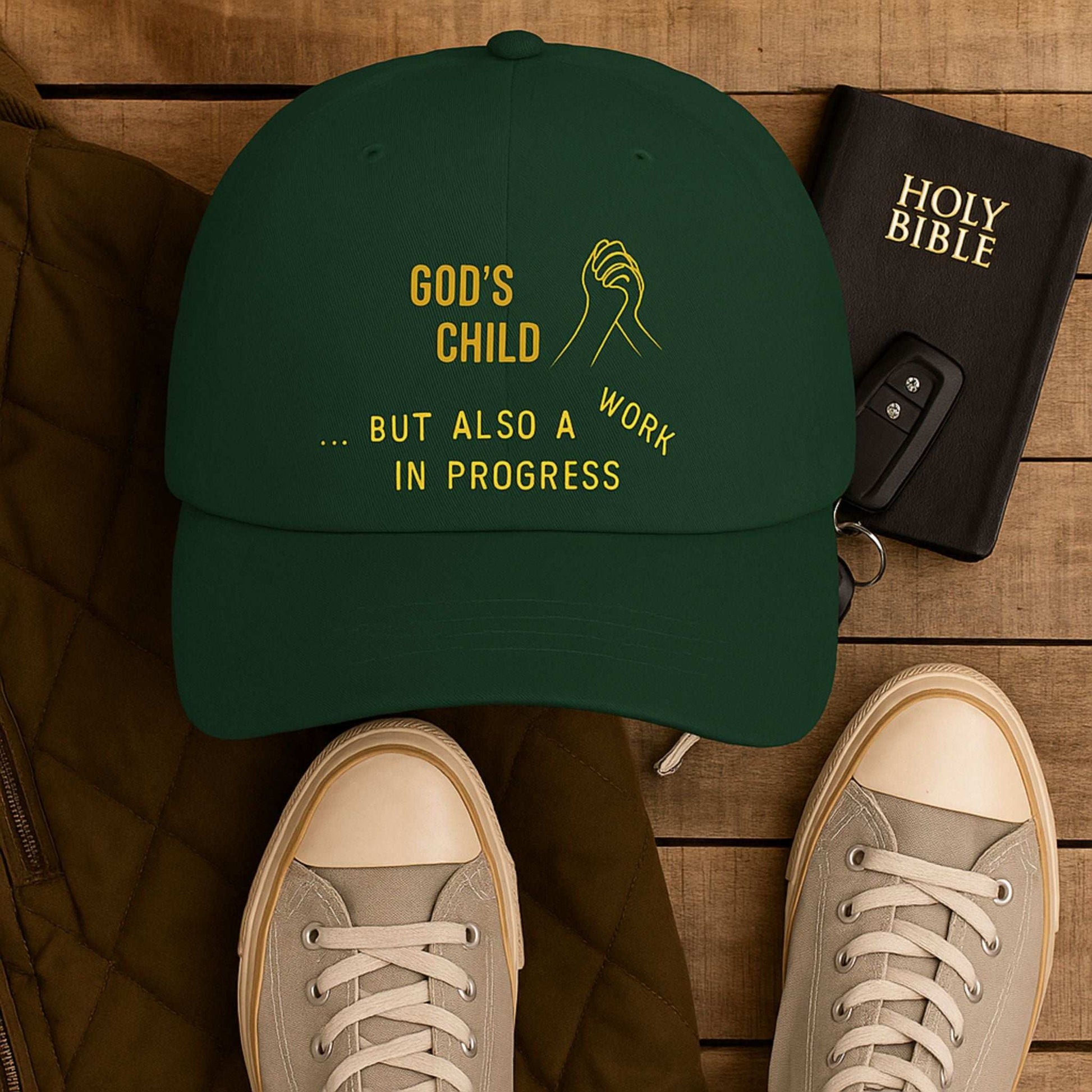 Inspiring Embroidered Christian Baseball Cap   for Men and Women