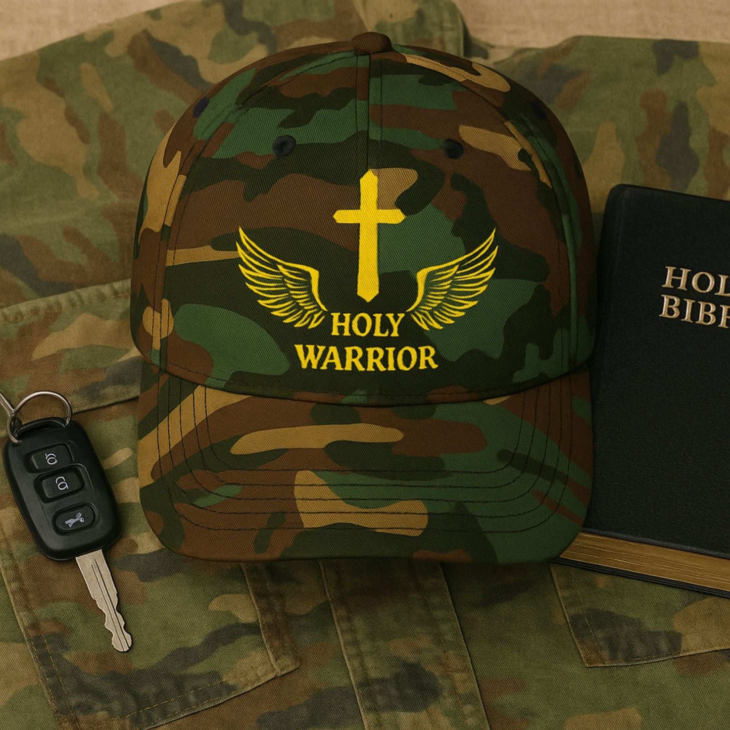 Faith-Inspired Embroidered Hat for Men and Women, Religious Gift