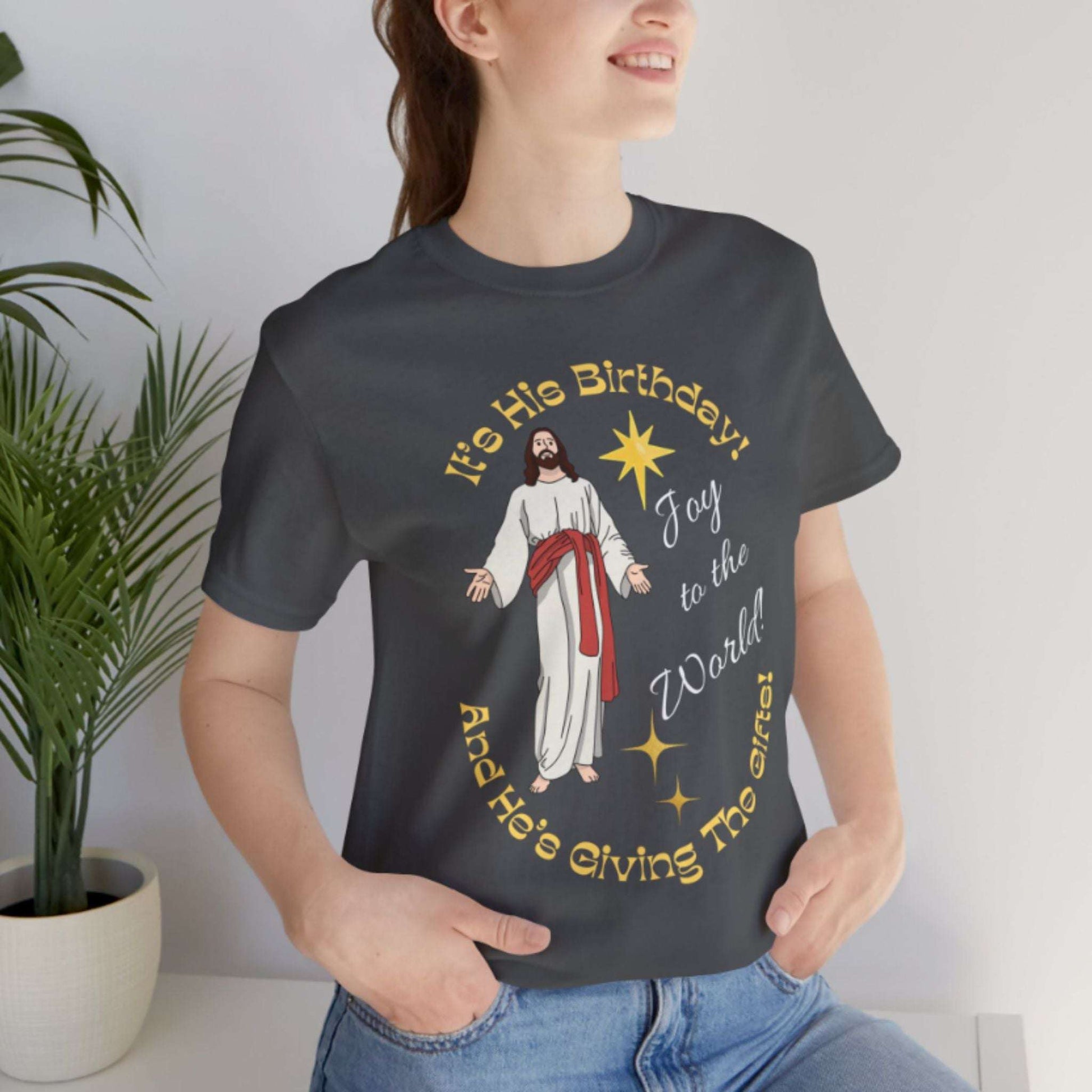 Joy To The World Christian Christmas T-Shirt