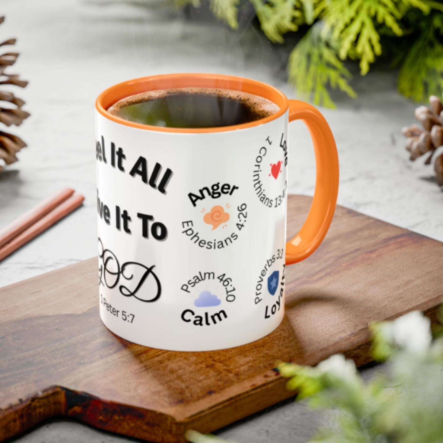 Feel It All Faith Mug | Christian Two-Tone Coffee Cup 11oz & 15oz