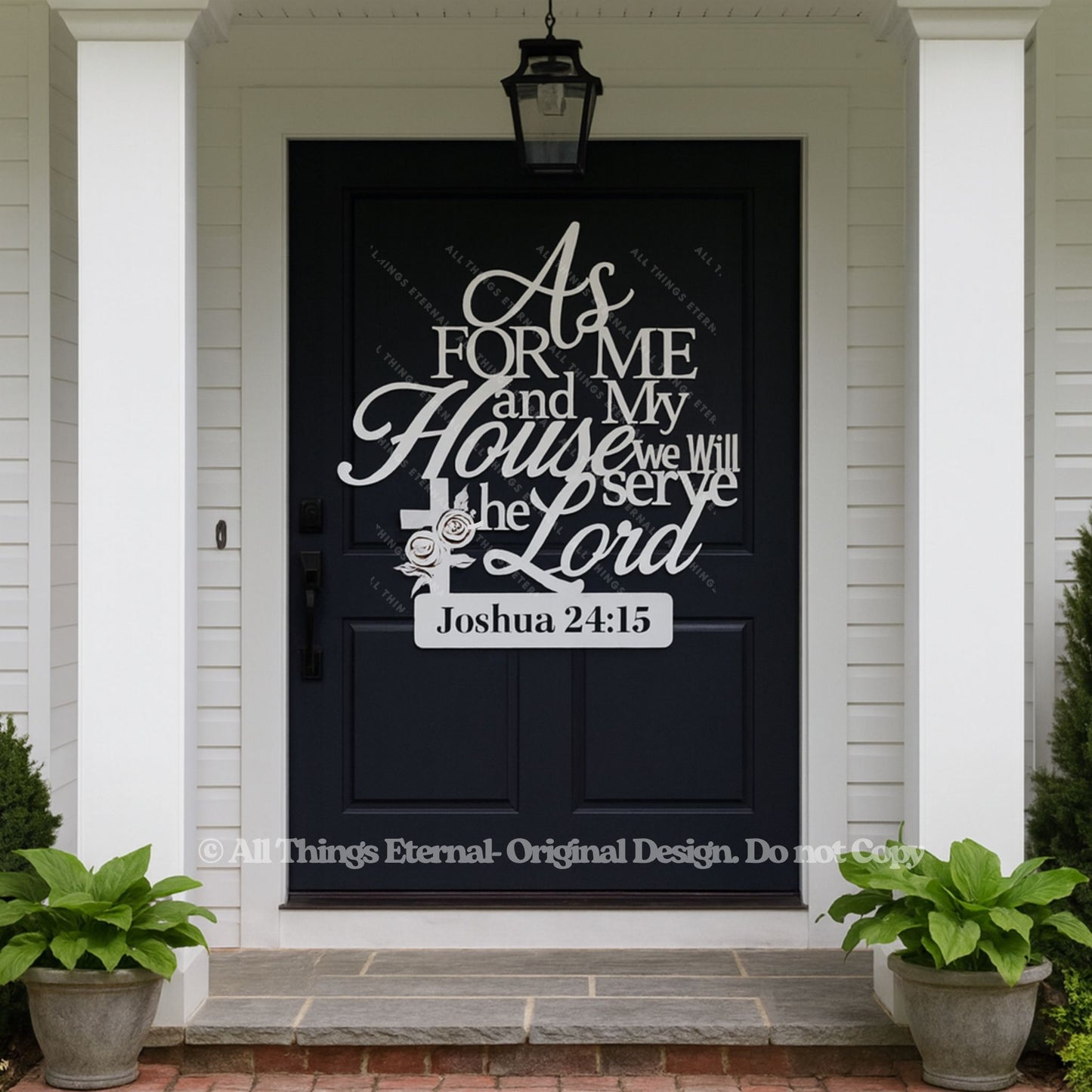Joshua 24:15 Wall Art | As for Me & My House We Will Serve the Lord