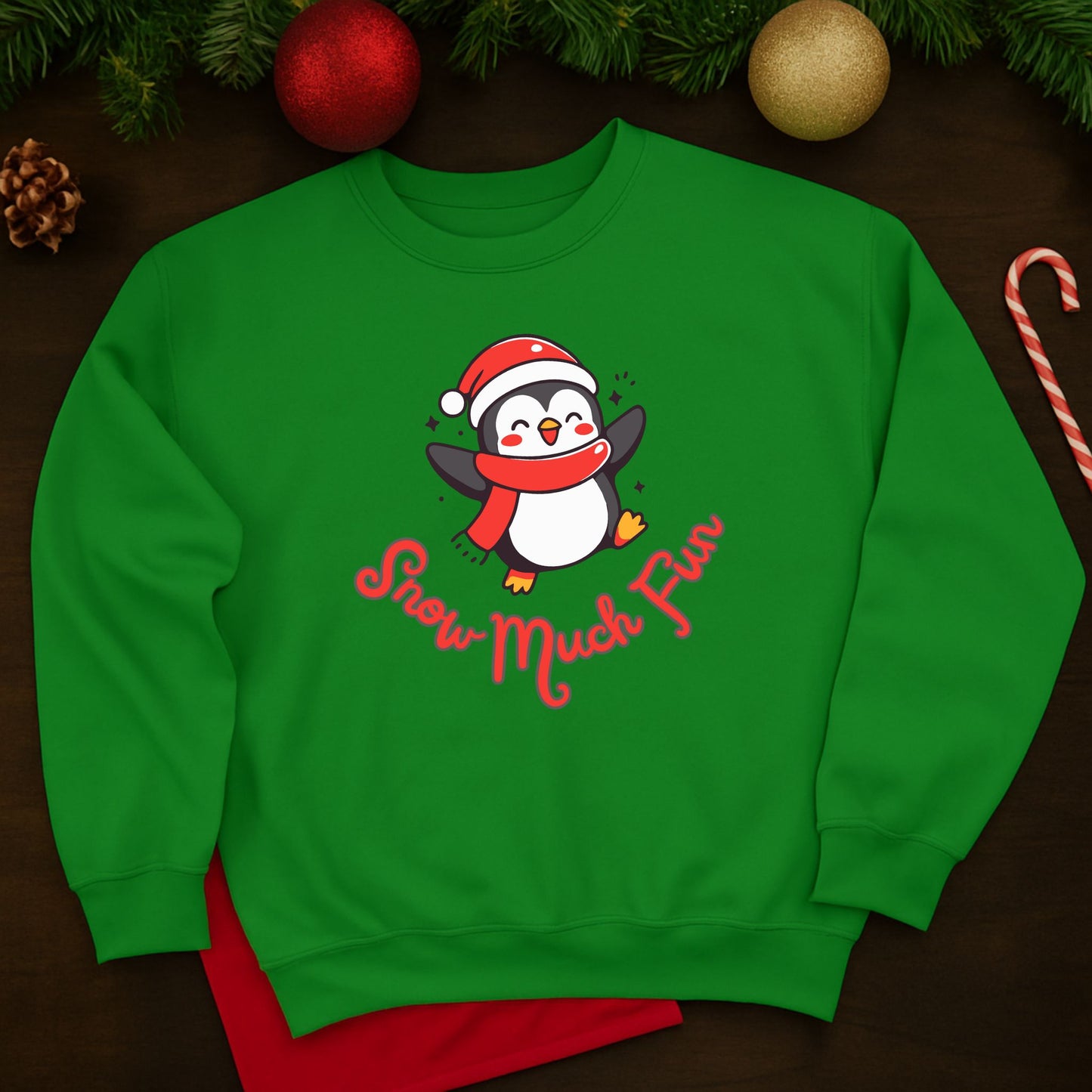 Snow Much Fun Sweatshirt – Cozy Christmas Winter Funny Crewneck