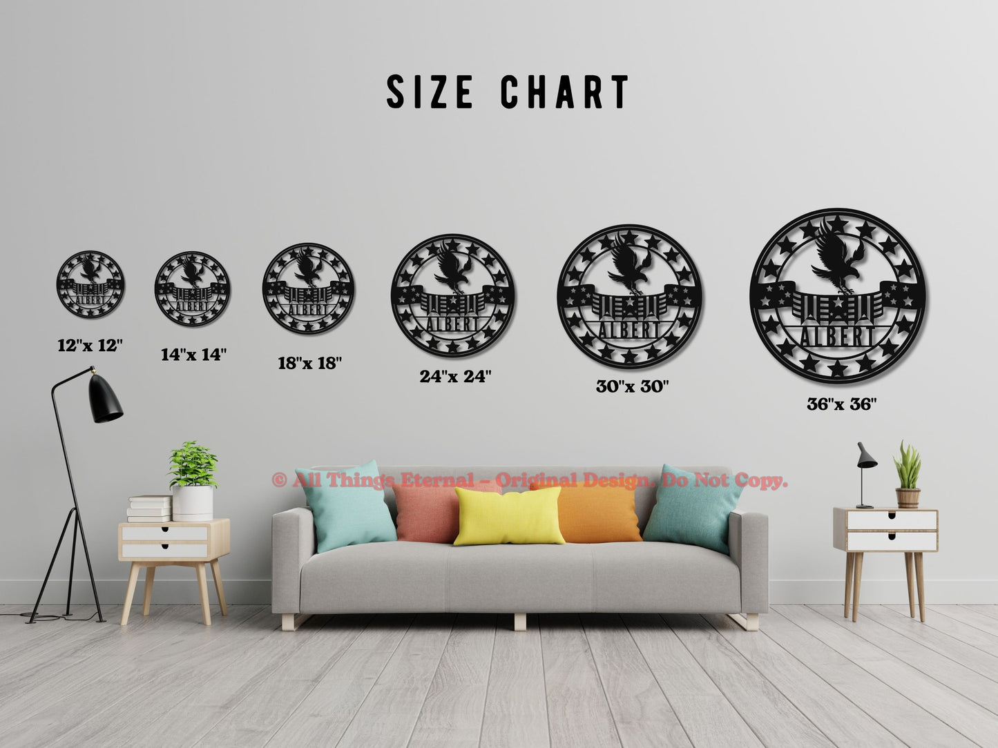 Custom Patriotic Metal Sign- Military Gifts Decor