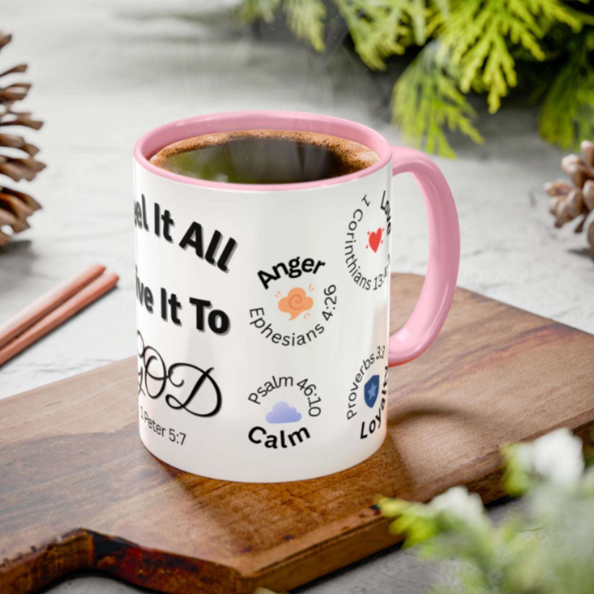 Feel It All Faith Mug | Christian Two-Tone Coffee Cup 11oz & 15oz