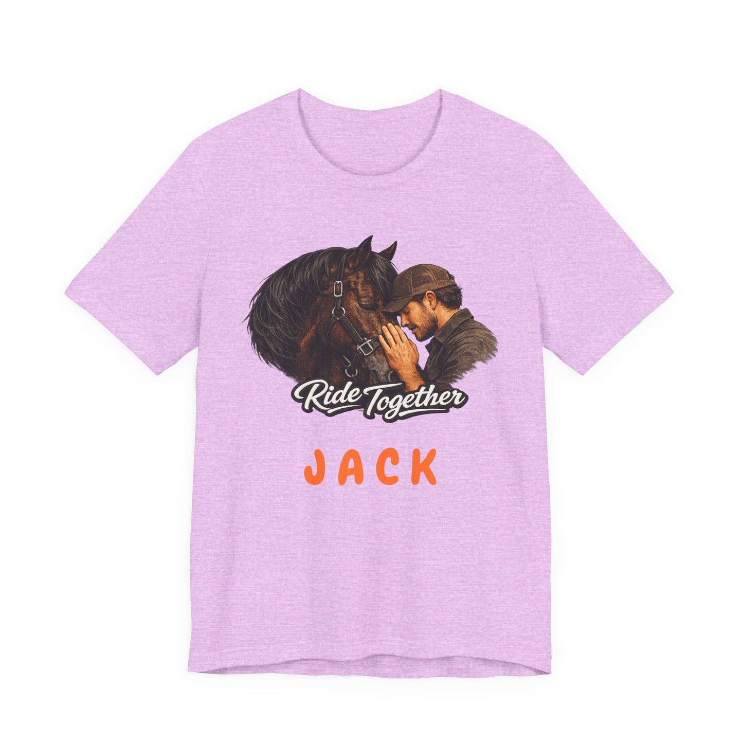 Personalized Ride Together Horse T-shirt for Men