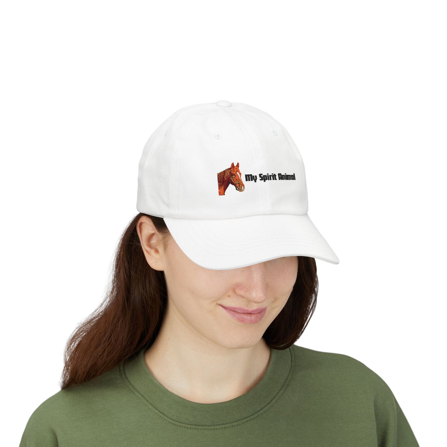 My Spirit Animal Horse Dad Cap — Embroidered Casual Baseball Hat