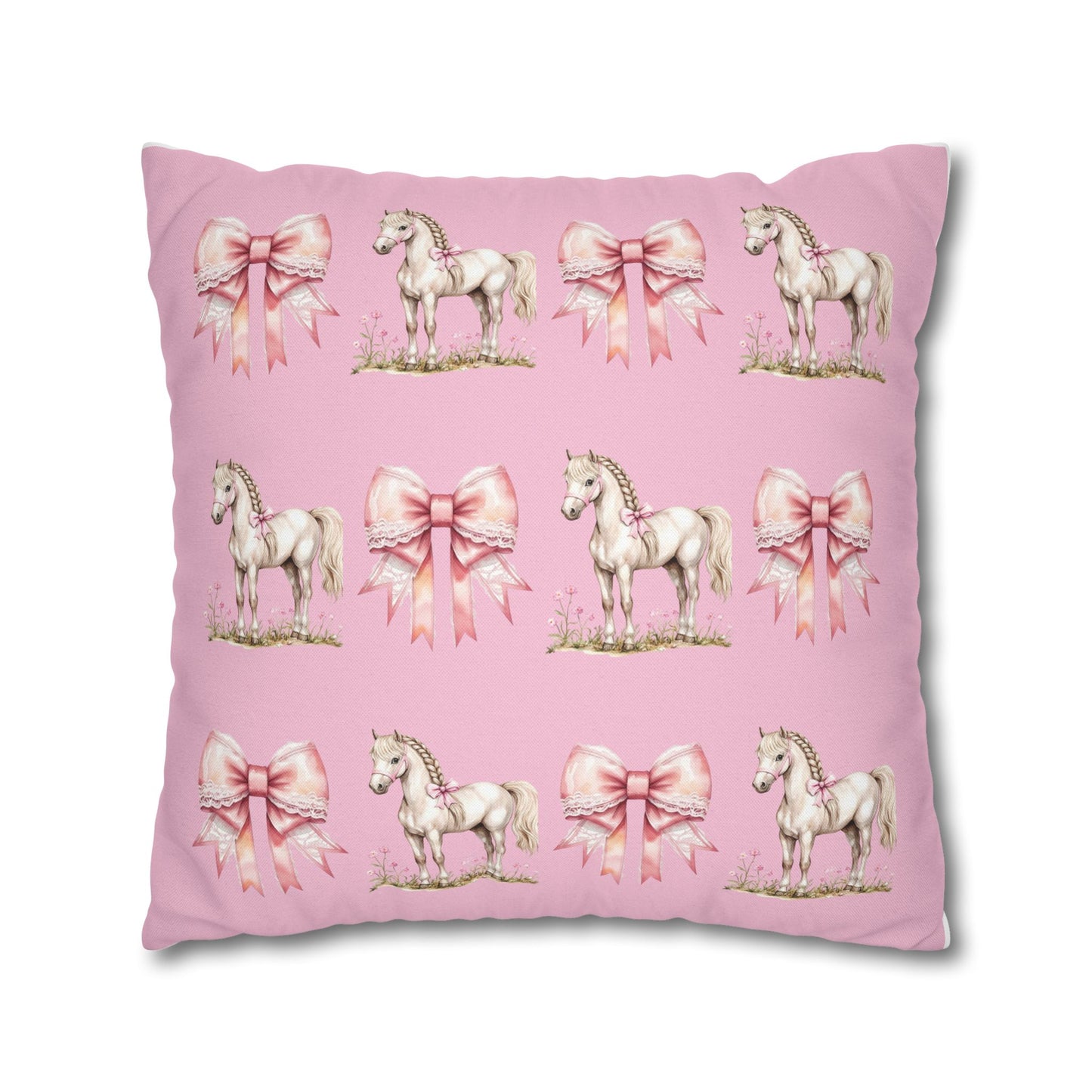 Custom Spun Polyester Square Pillowcase | Cozy Decorative Cushion Cover