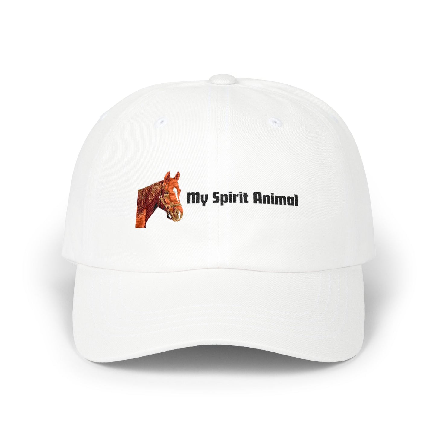 My Spirit Animal Horse Dad Cap — Embroidered Casual Baseball Hat