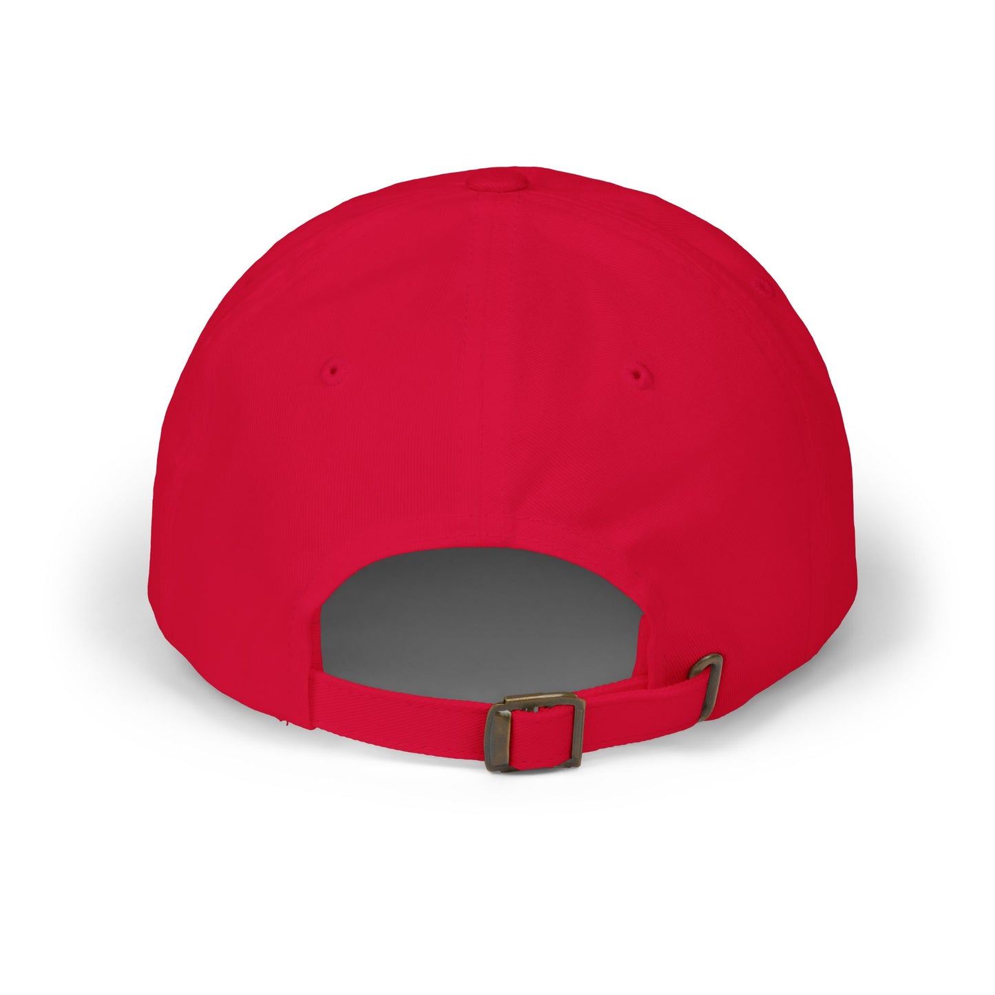 Dad Cap - 'My Emotional Support Animal ' Embroidered White Baseball Hat