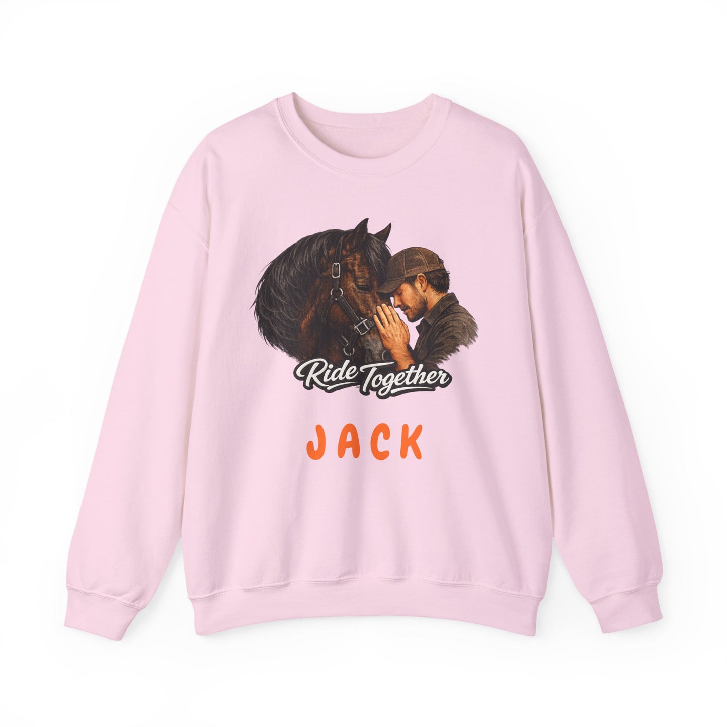 Personalized Ride Together Horse Sweatshirt for Men