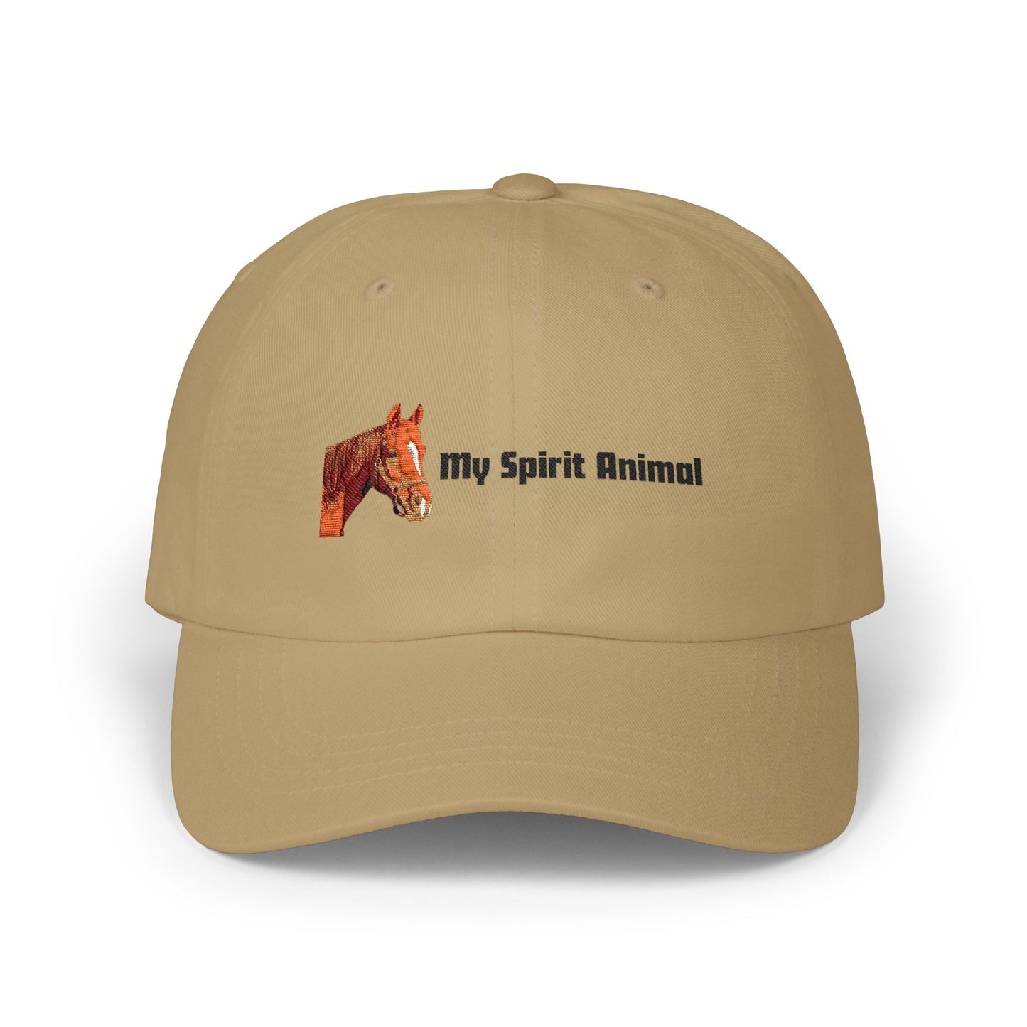 My Spirit Animal Horse Dad Cap — Embroidered Casual Baseball Hat