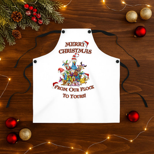 From Our Flock Apron | Funny Christmas Cooking Apron Gift