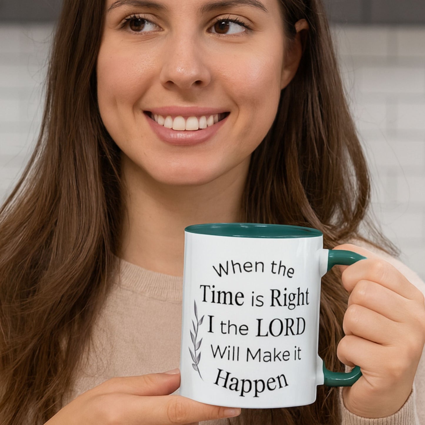 Isaiah 60:22 Bible Verse Mug – Two-Tone Christian Coffee Gift