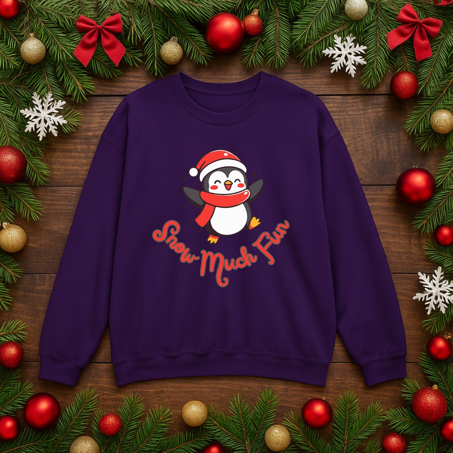 Snow Much Fun Sweatshirt – Cozy Christmas Winter Funny Crewneck