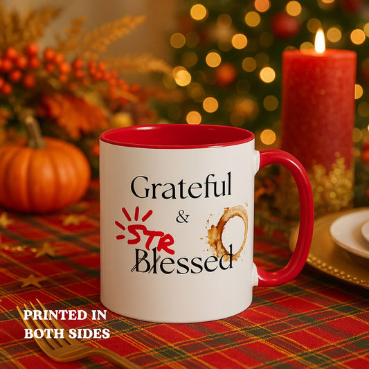 From Grateful to Stressed Mug | Funny Thanksgiving Coffee Cup Gift