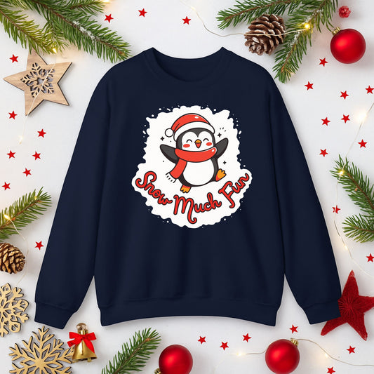 Unisex Snow Much Fun Sweatshirt – Cozy Christmas Crewneck