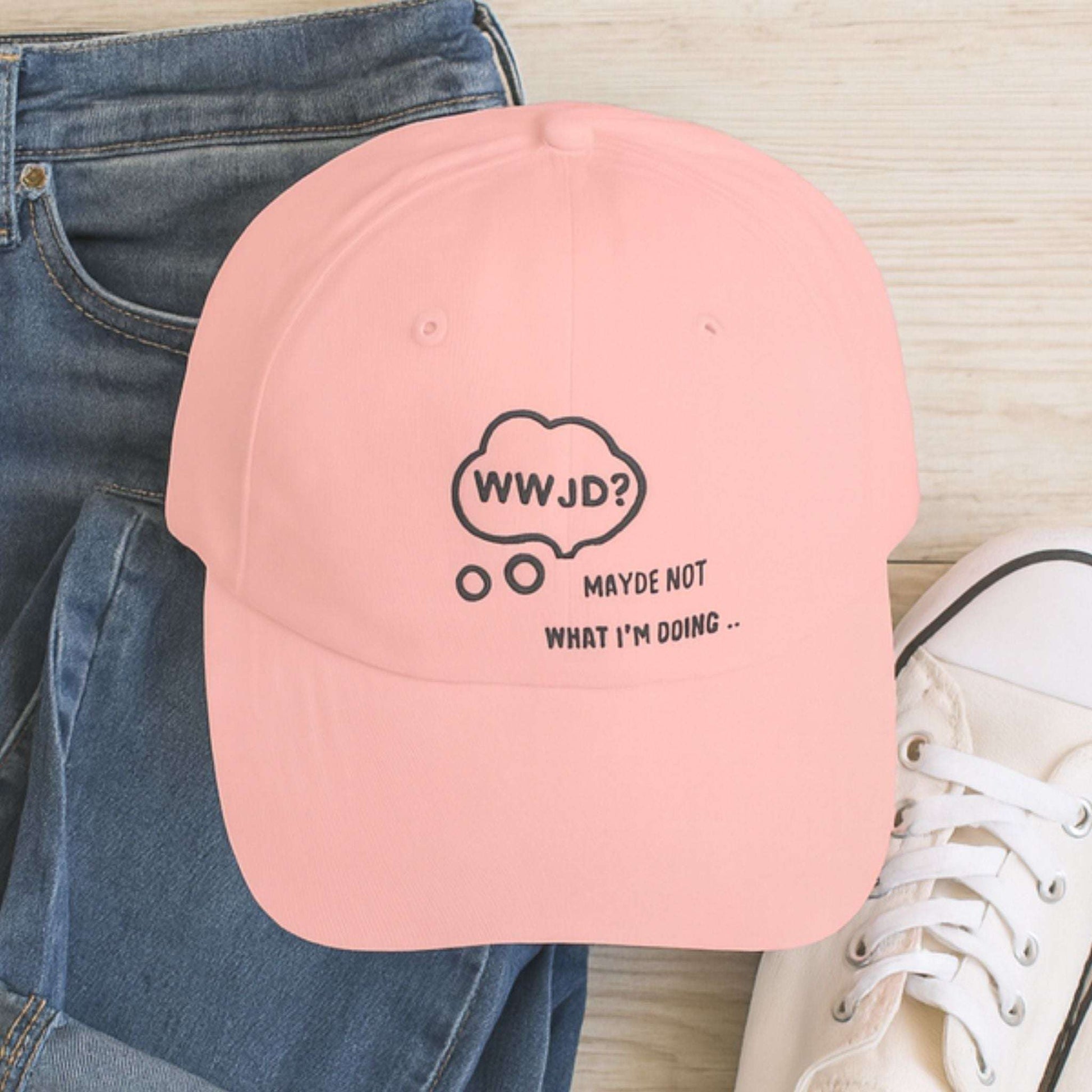 WWJD? Maybe Not What I'm Doing - Funny Christian Baseball Cap