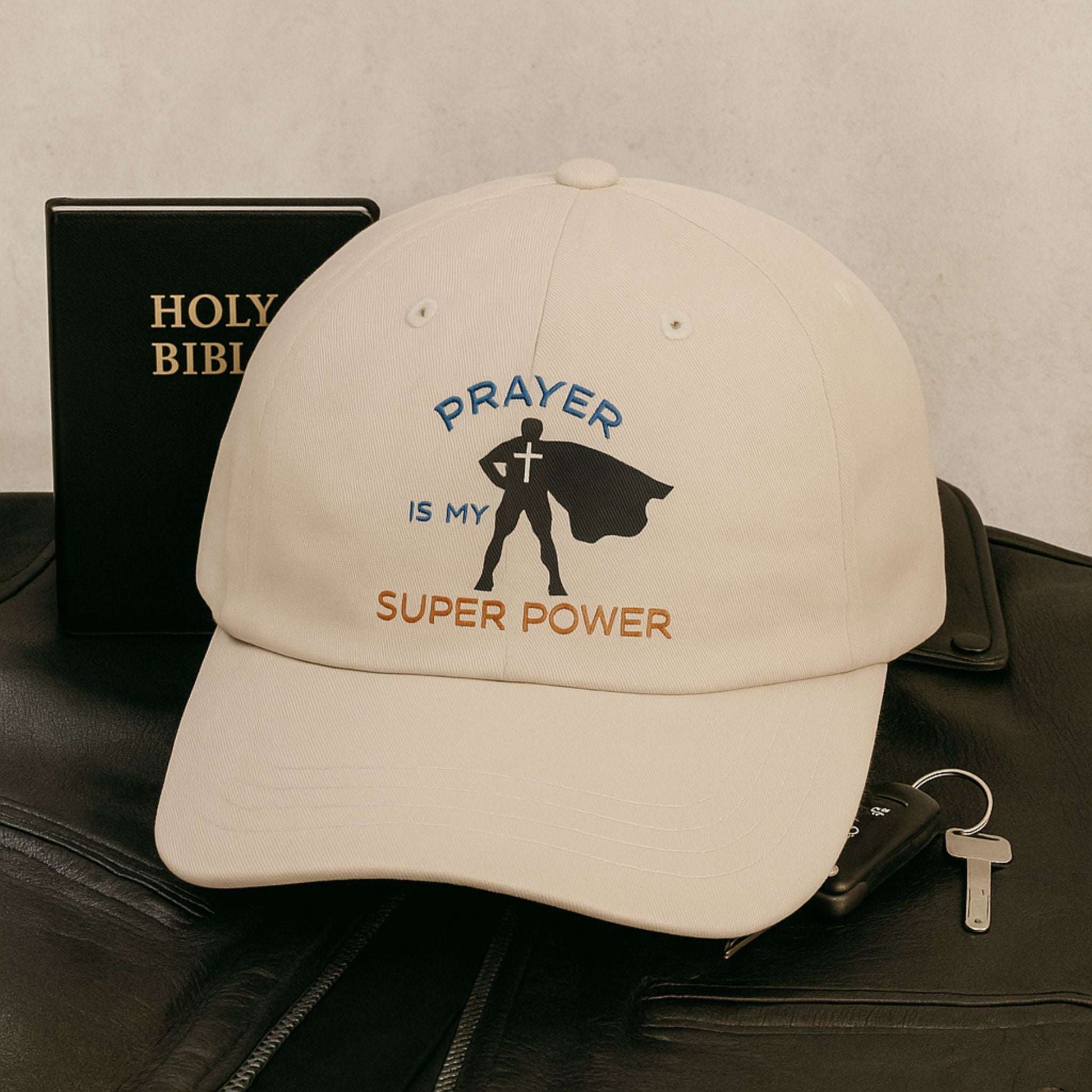 Prayer Is My Superpower Christian Baseball Cap