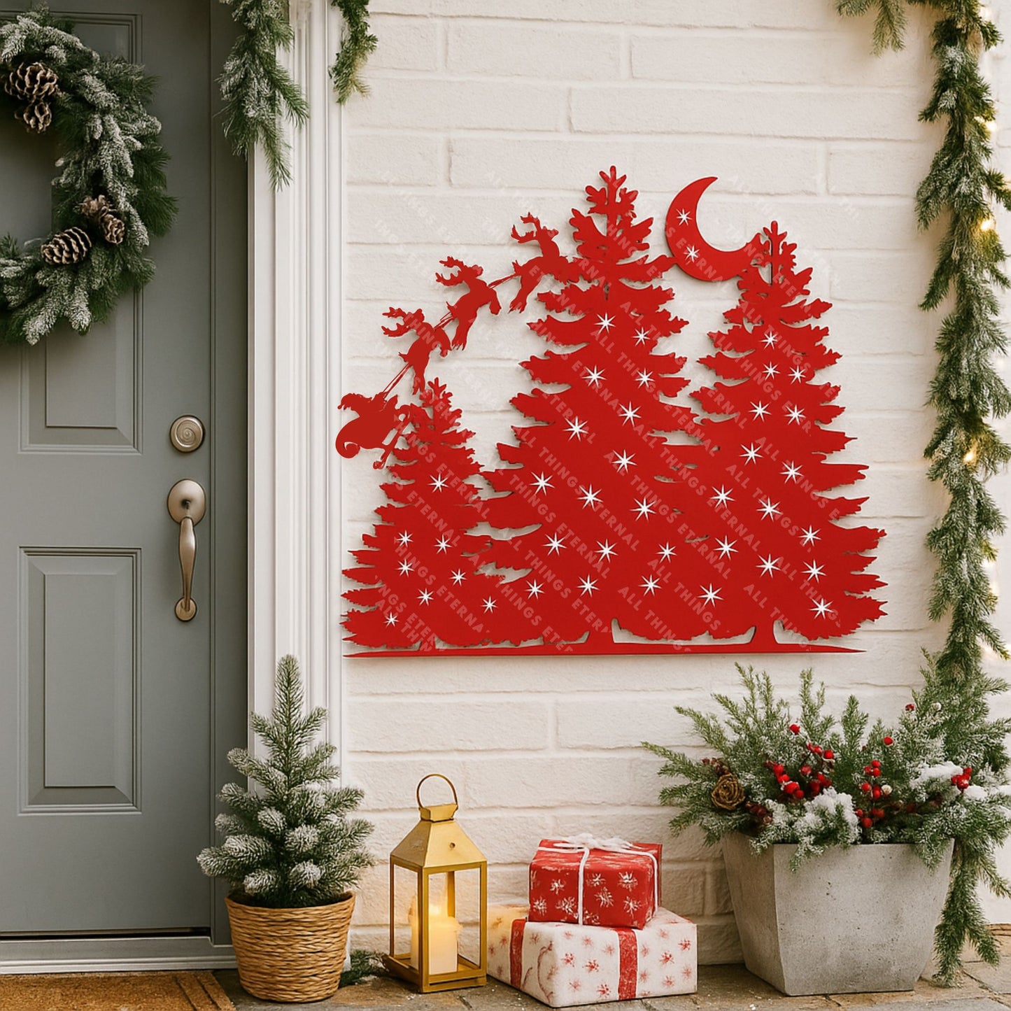 San Francisco Cityscape Metal Sign - Custom Couple's Name Wall Art Gift