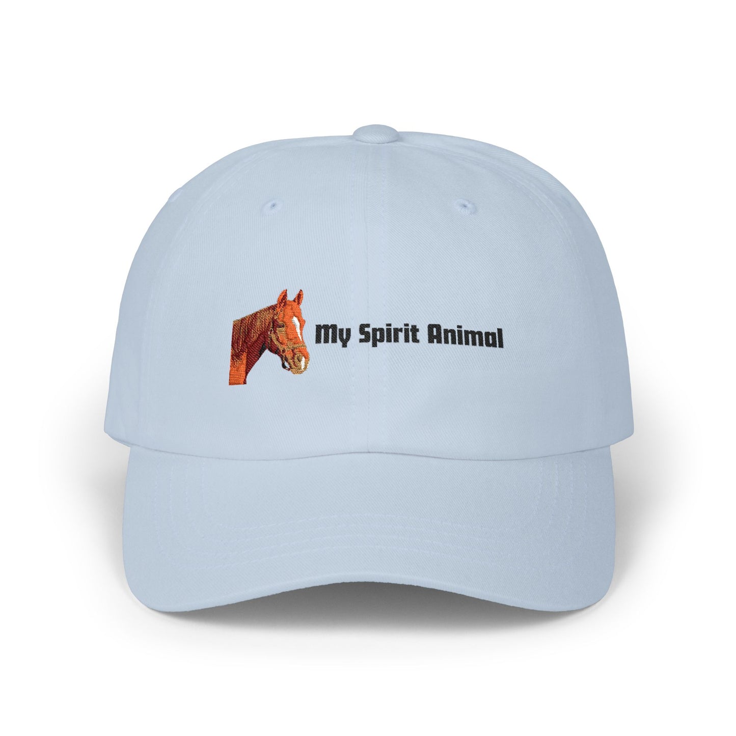 My Spirit Animal Horse Dad Cap — Embroidered Casual Baseball Hat