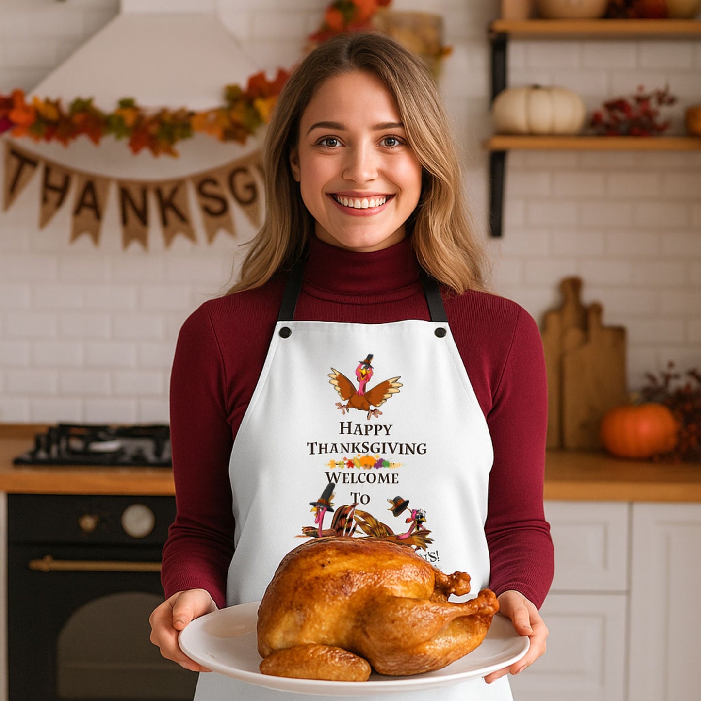 Carbs & Cozy Chaos Apron | Funny Fall Cooking Gift | Thanksgiving