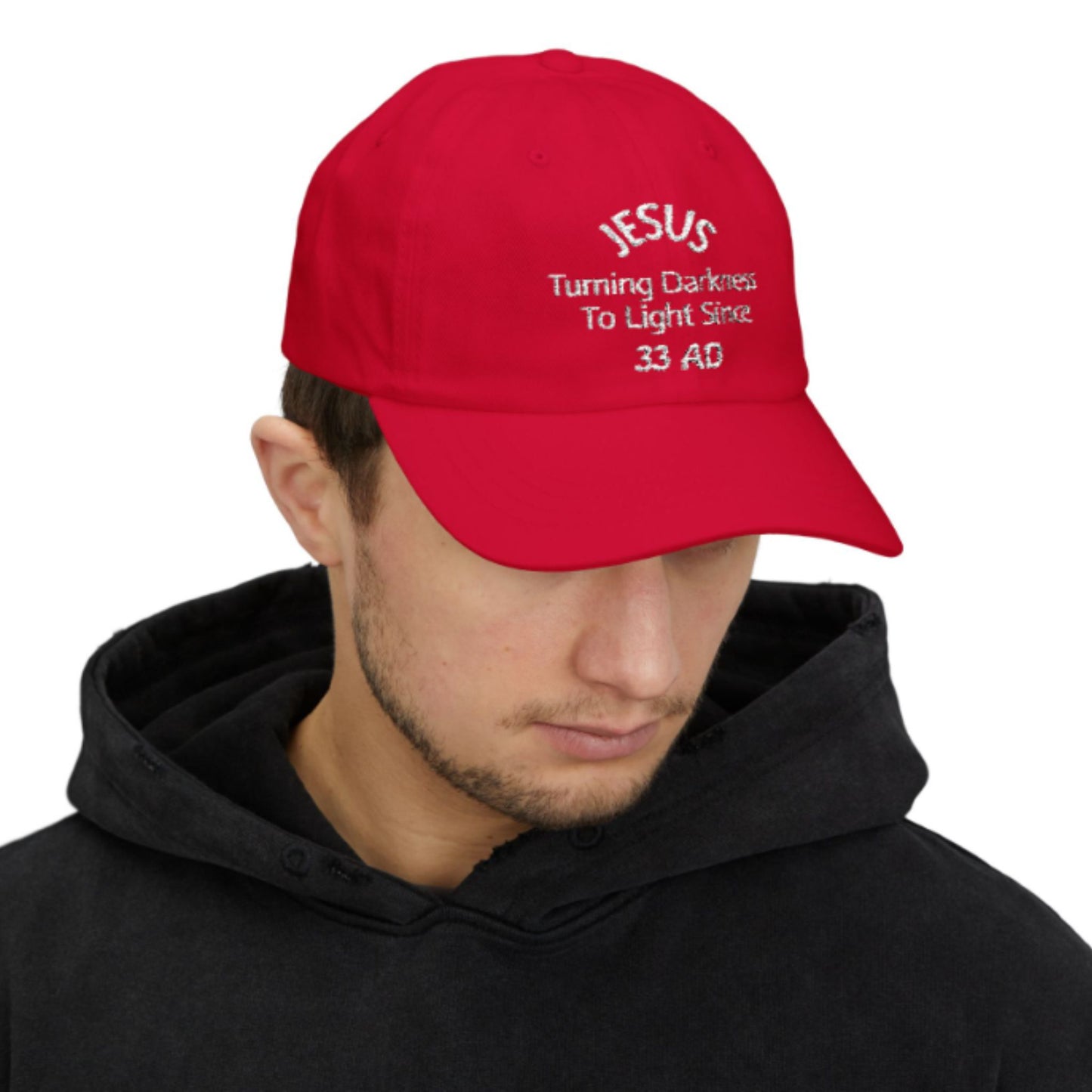 Jesus 33 AD Embroidered Dad Baseball Cap - Religious Gift for Men and Women
