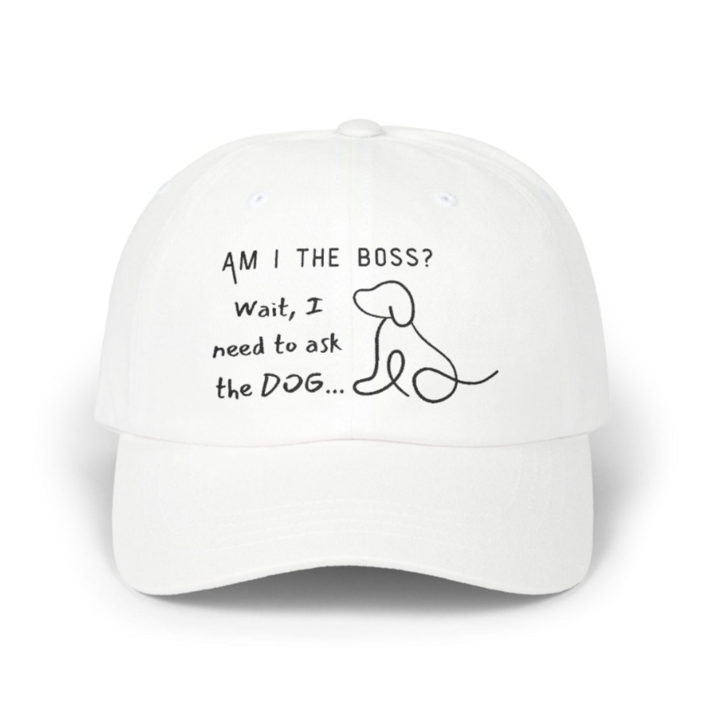 Funny Dog Owner Baseball Cap- Humorous  Embroidered Hat For Pet Lovers