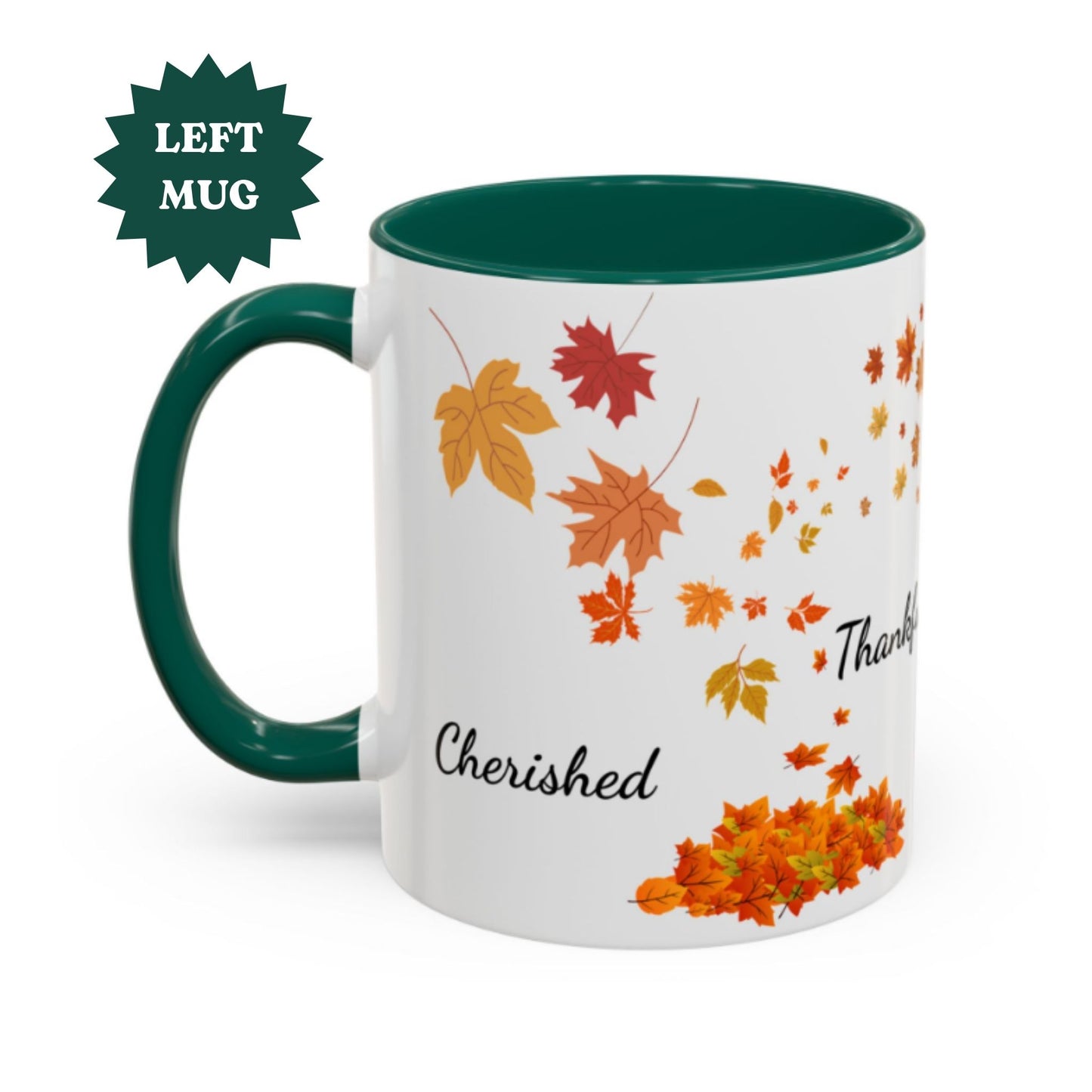 Cozy Fall Leaves Mug – Thanksgiving Coffee Cup 11oz Autumn Drinkware