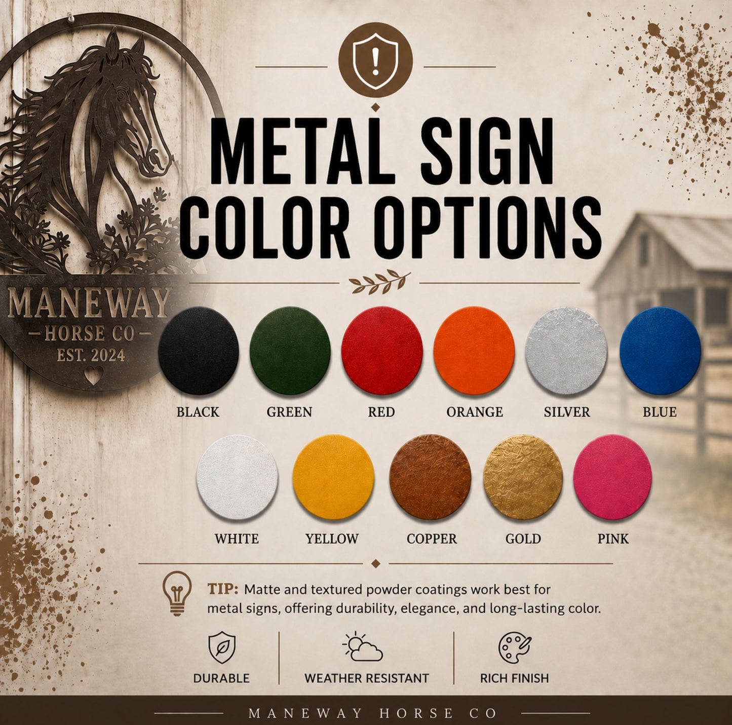Custom Donkey Memorial Metal Wall Sign – Personalized Farm Decor