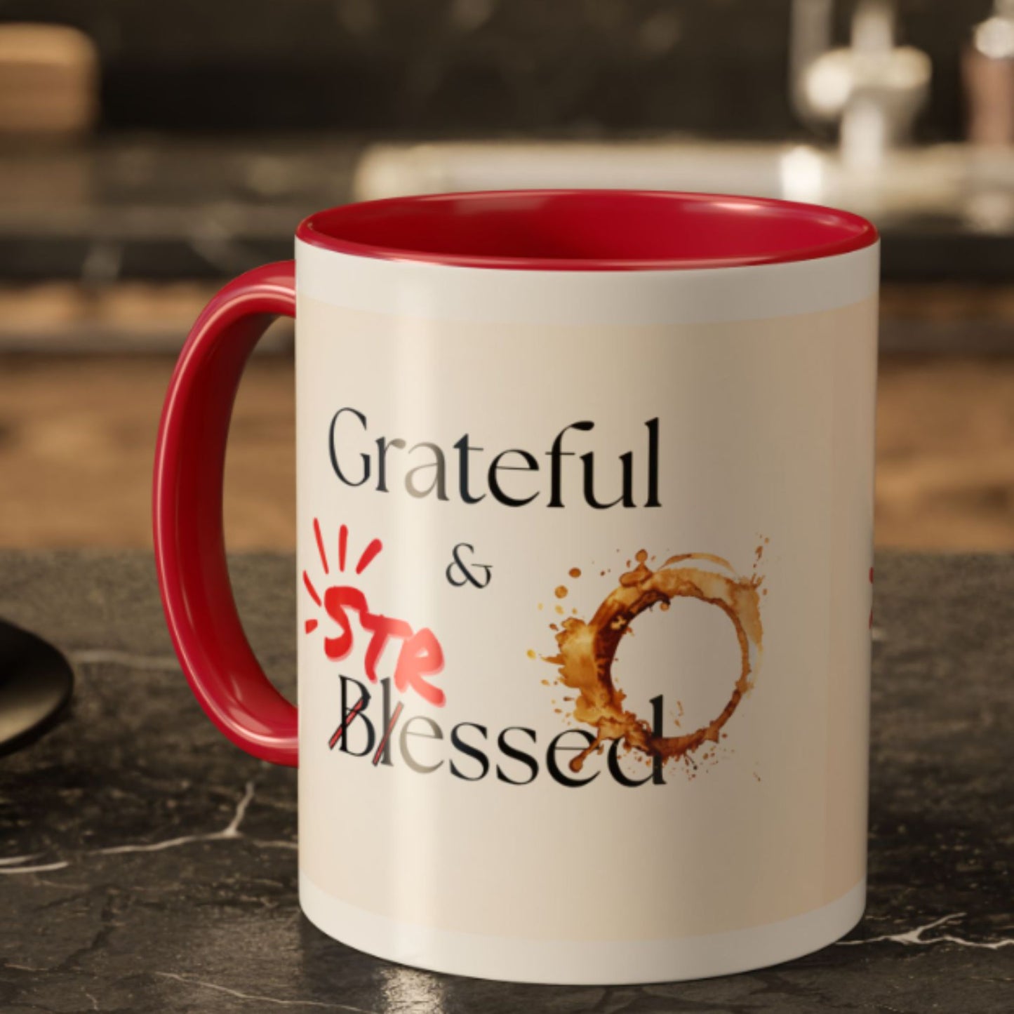 From Grateful to Stressed Mug | Funny Thanksgiving Coffee Cup Gift