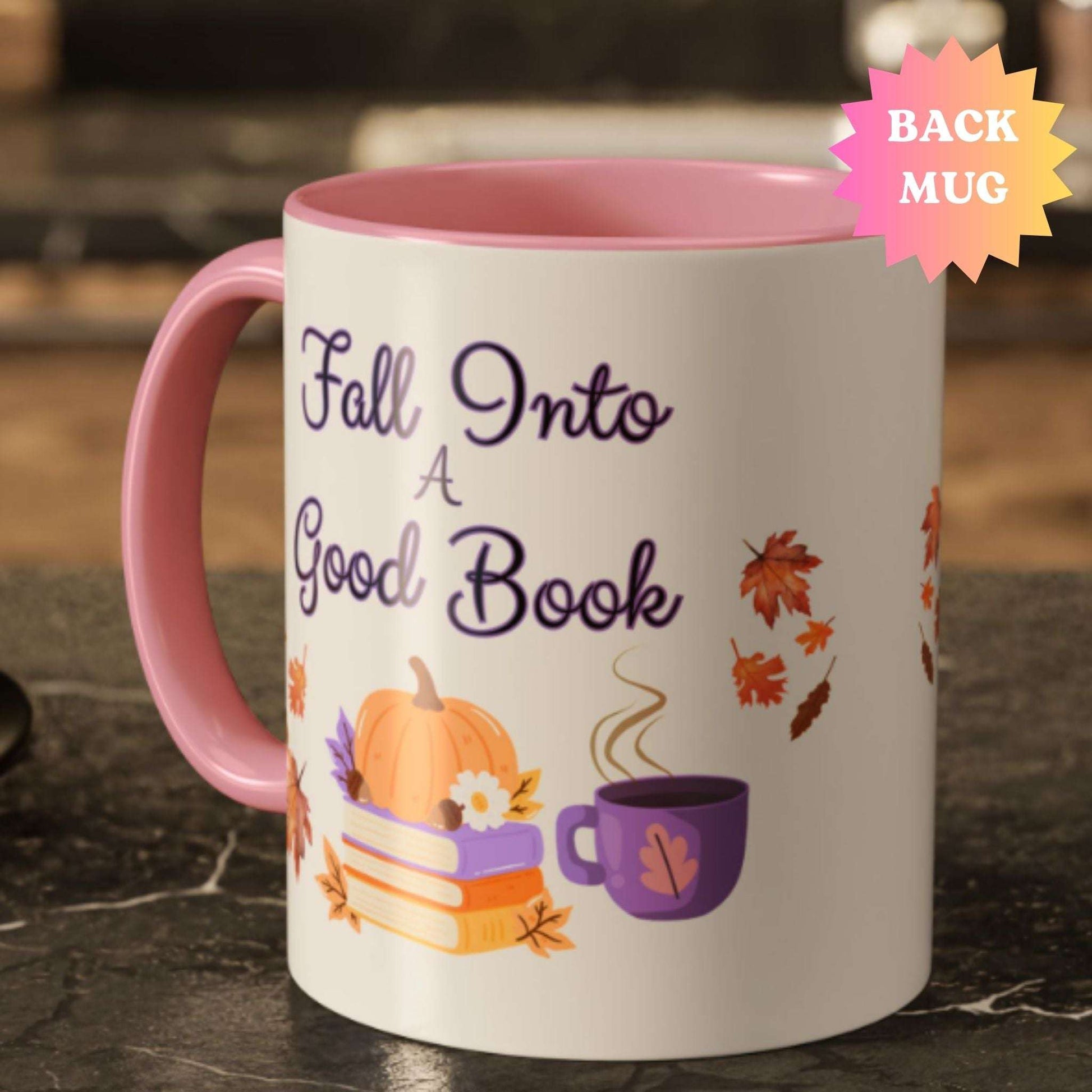 Cozy Fall Mug for Book Lovers – Autumn Reading Gift Coffee Tea Cup