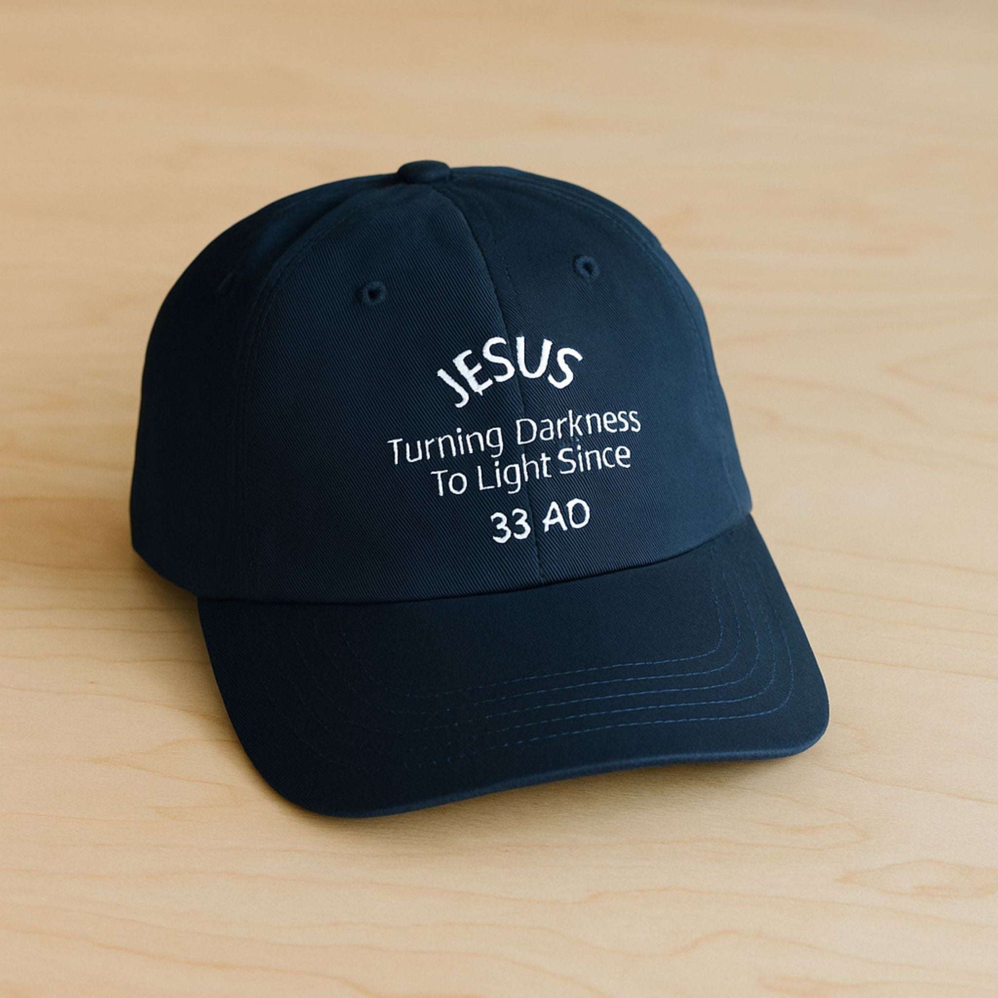 Jesus 33 AD Embroidered Dad Baseball Cap - Religious Gift for Men and Women