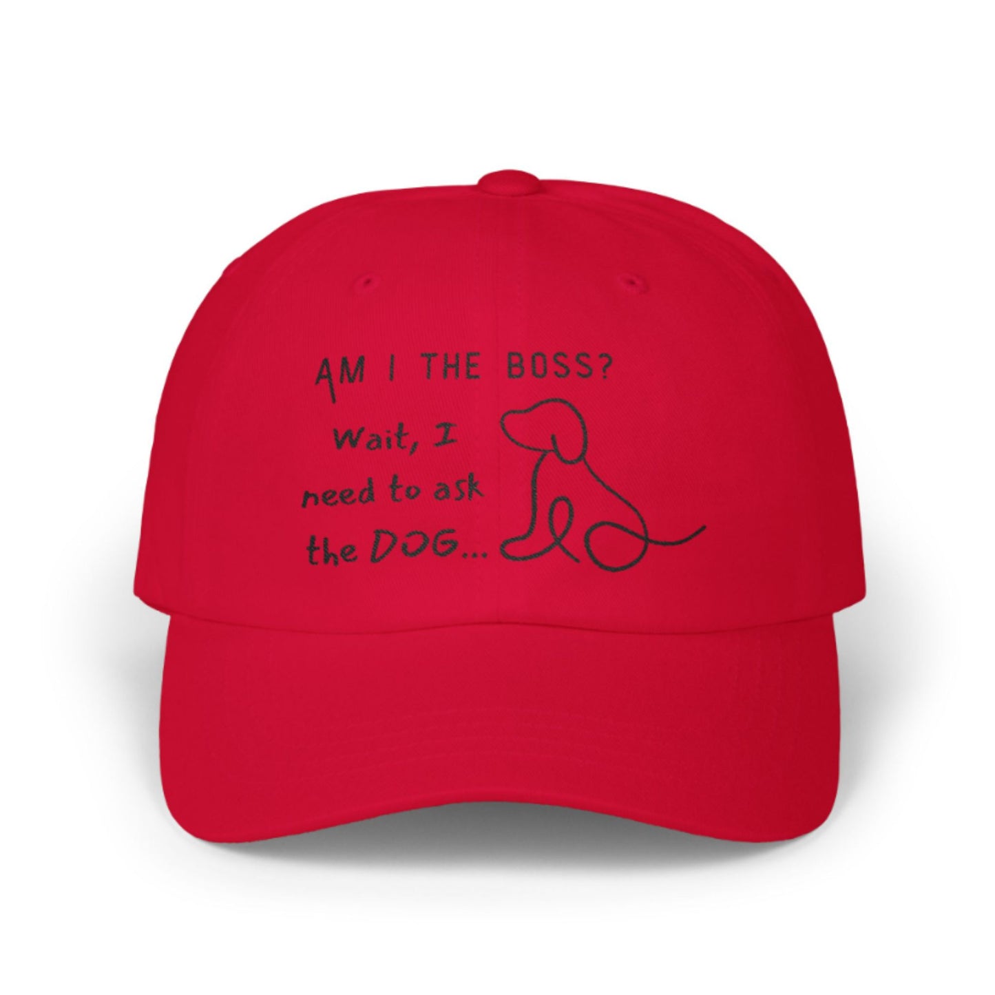 Funny Dog Owner Baseball Cap- Humorous  Embroidered Hat For Pet Lovers