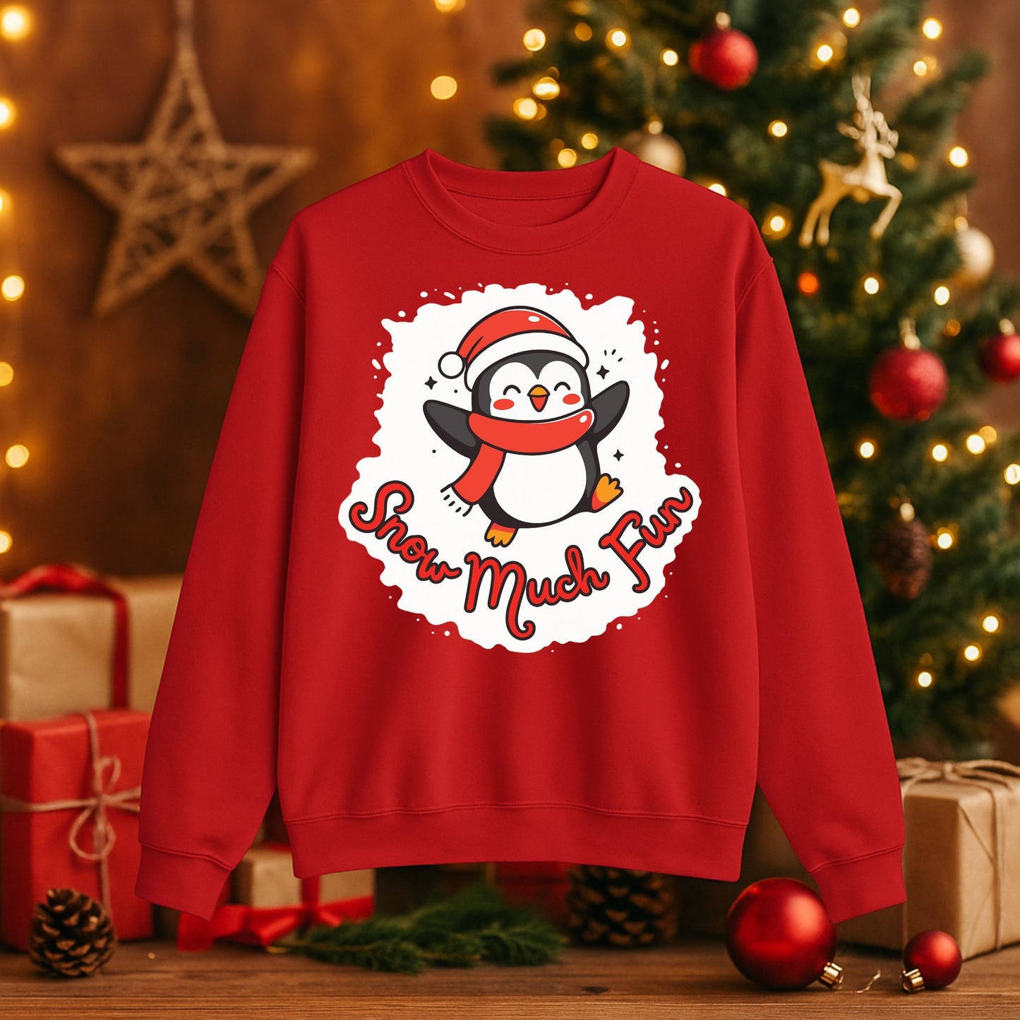 Unisex Snow Much Fun Sweatshirt – Cozy Christmas Crewneck