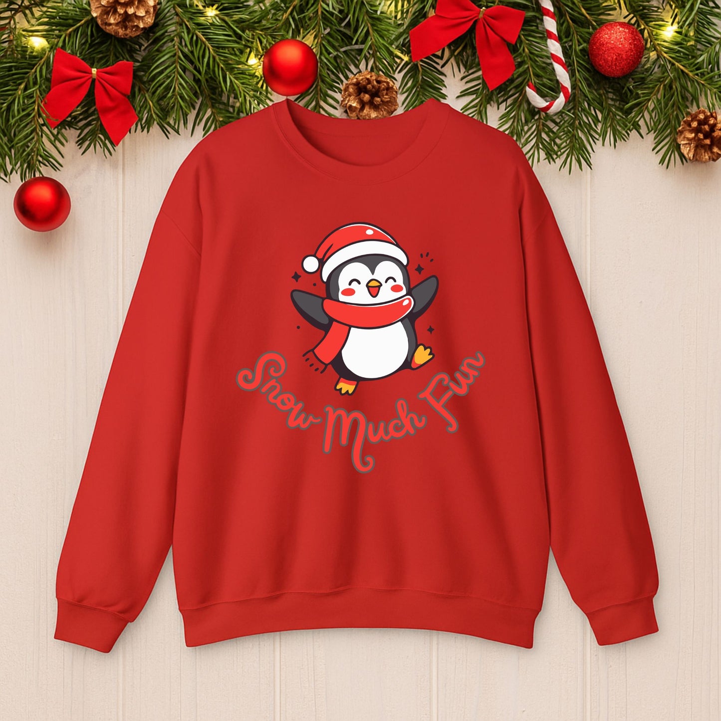 Snow Much Fun Sweatshirt – Cozy Christmas Winter Funny Crewneck