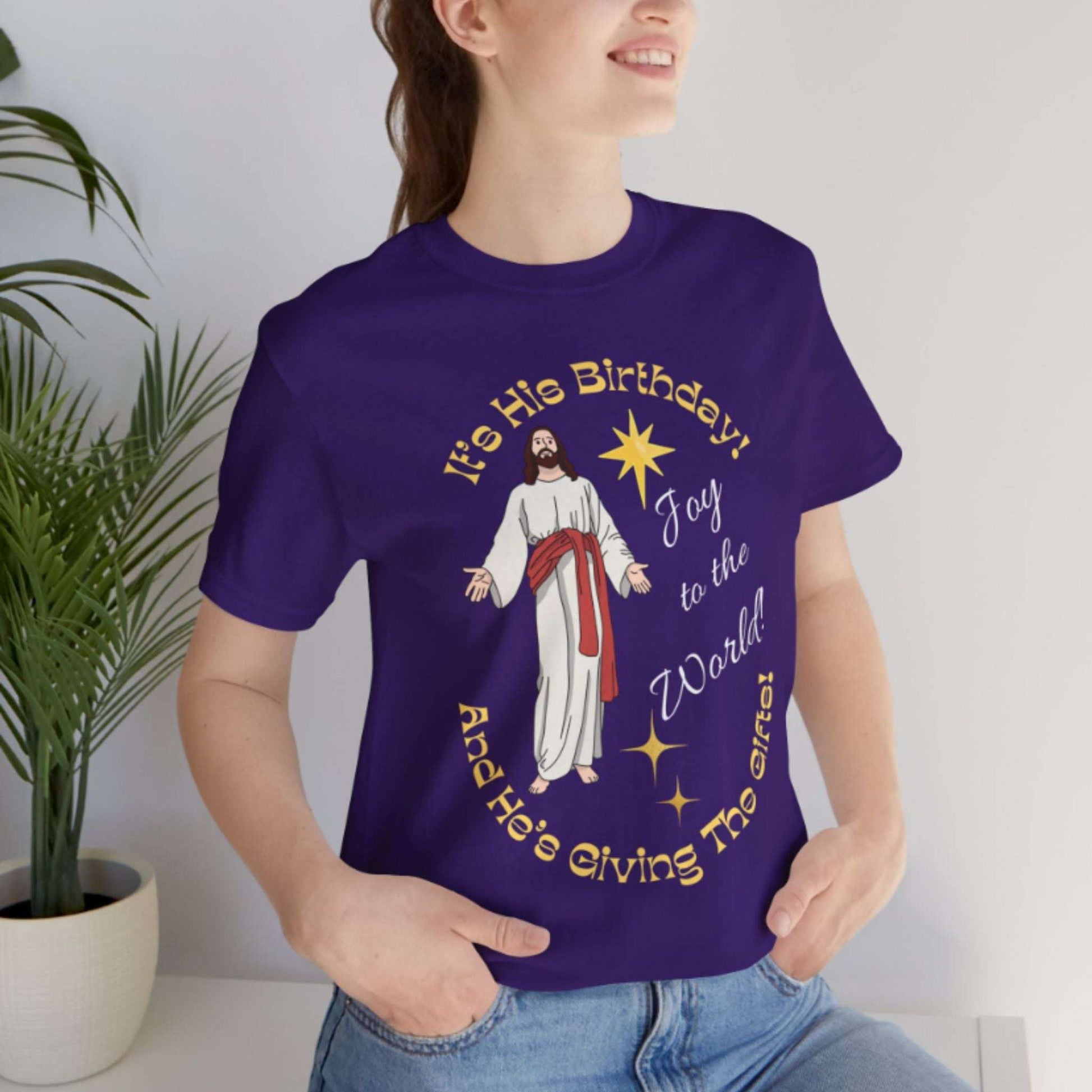 Joy To The World Christian Christmas T-Shirt