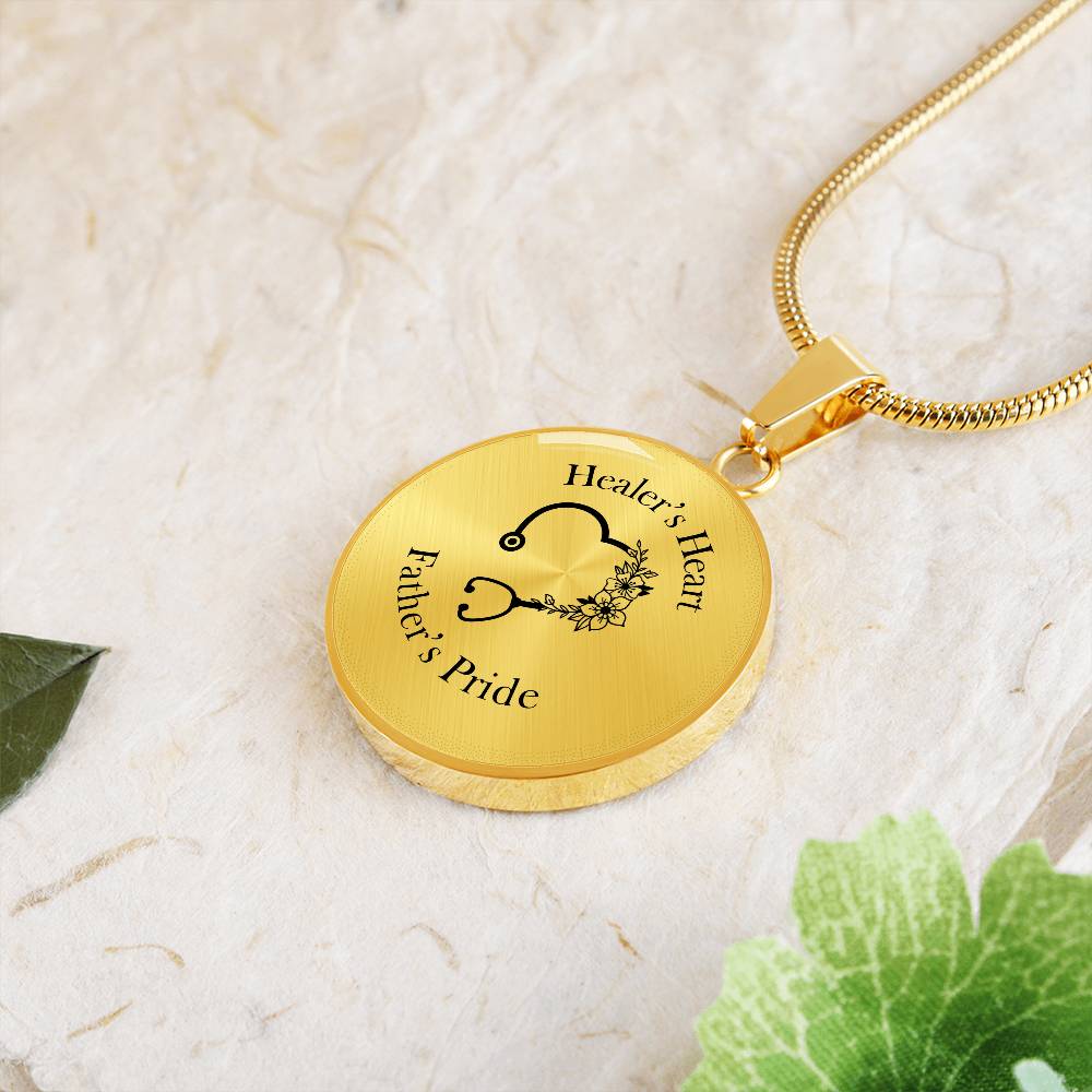 Healer’s Heart Father’s Pride Necklace – Isaiah 60:22 Pendant Gift