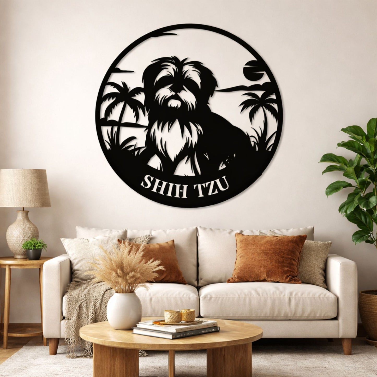 Personalized Pomeranian Metal Sign | Custom Dog Name Wall Art Gift