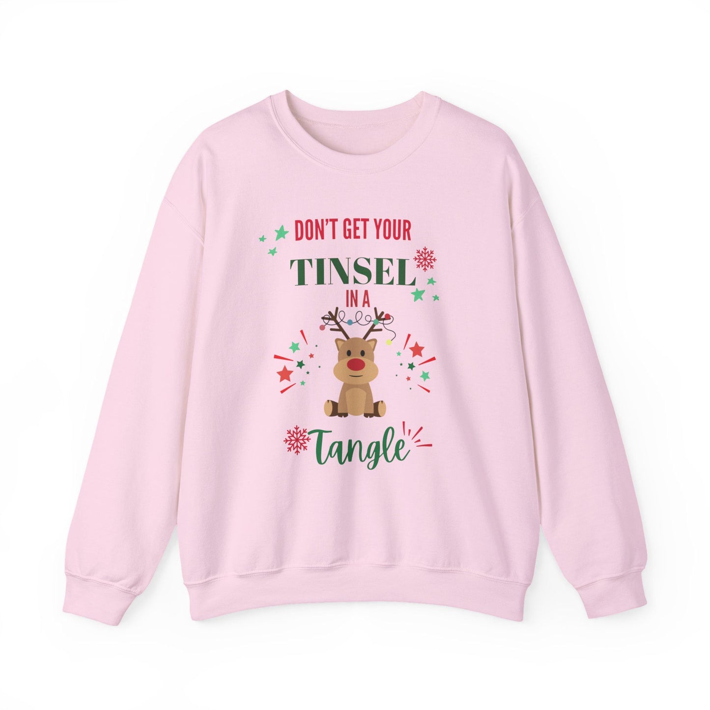 Don't Get Tinsel in a Tangle Sweatshirt – Funny Christmas Pullover
