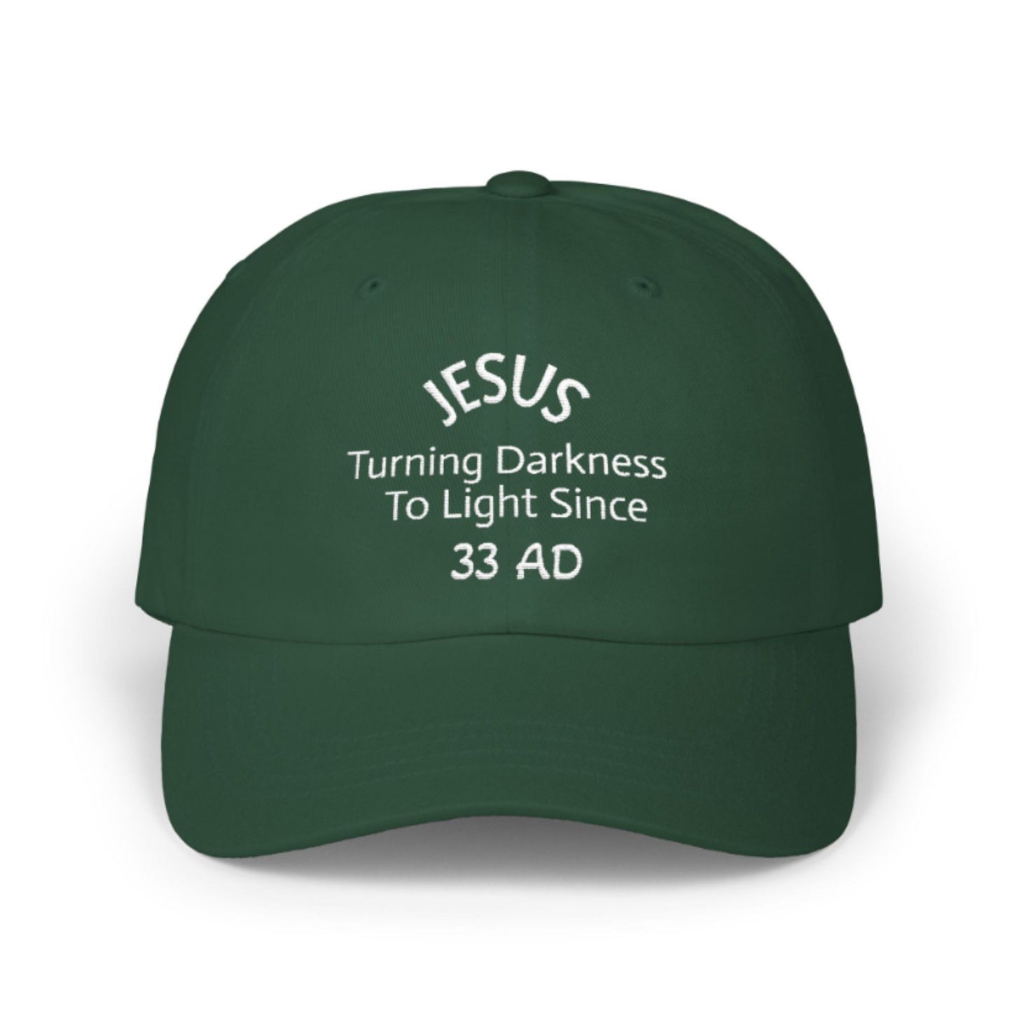Jesus 33 AD Embroidered Dad Baseball Cap - Religious Gift for Men and Women