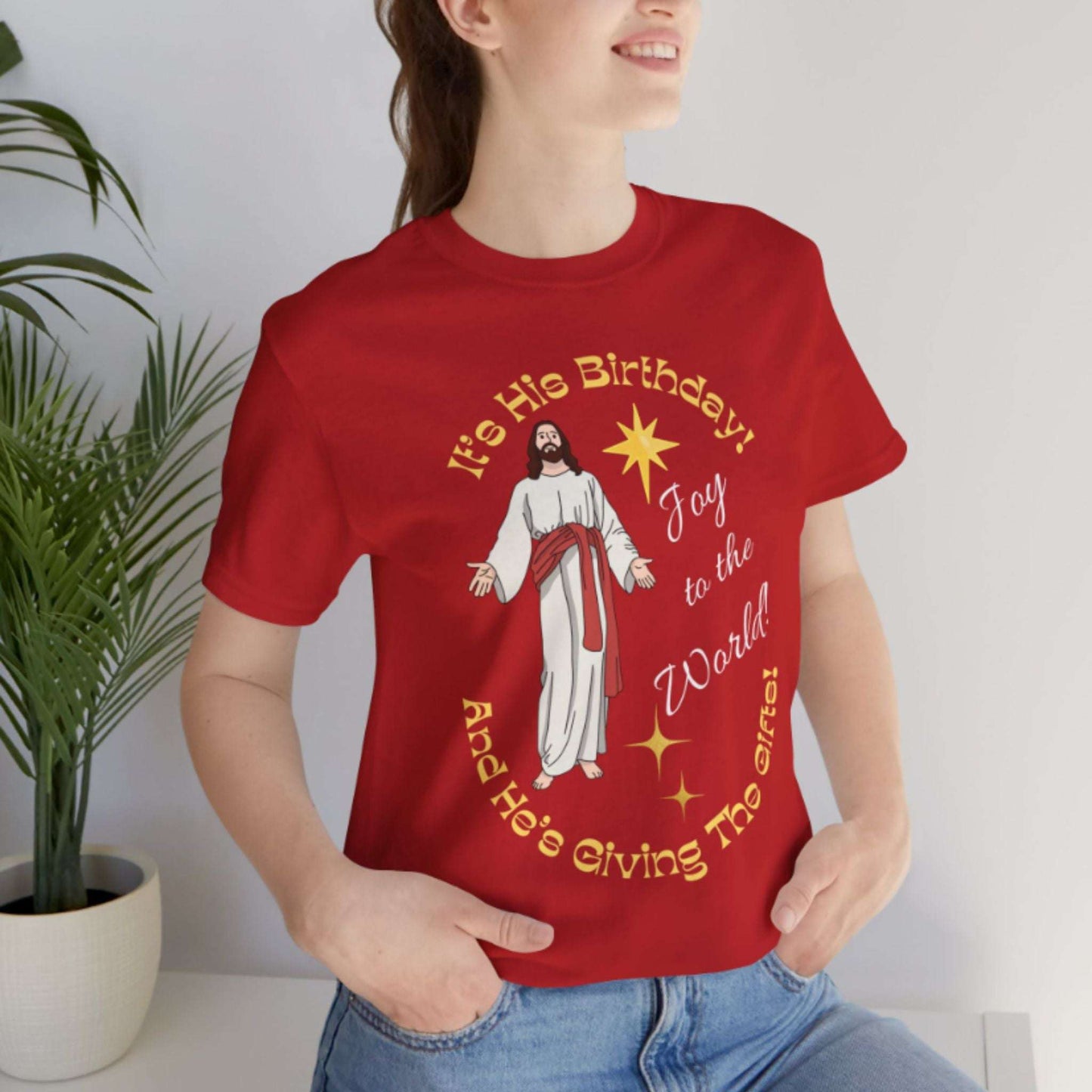 Joy To The World Christian Christmas T-Shirt