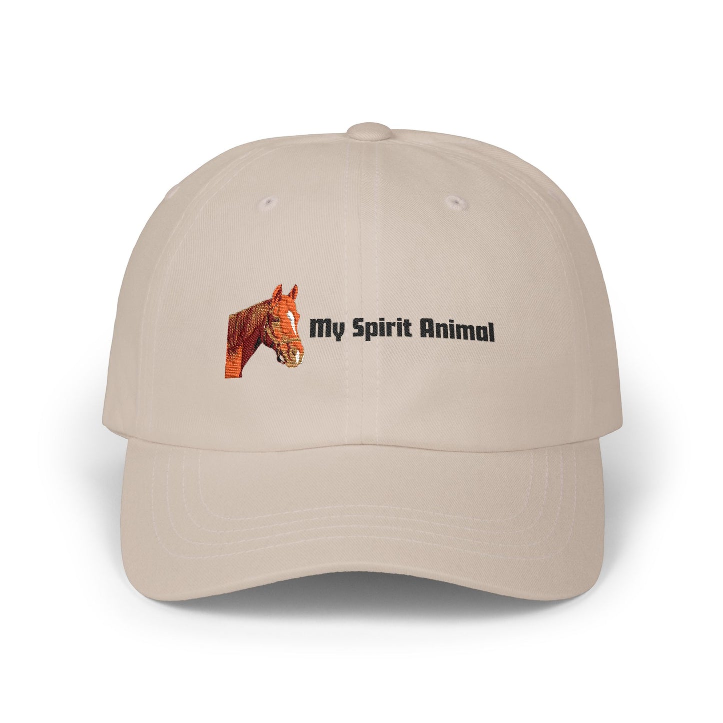 My Spirit Animal Horse Dad Cap — Embroidered Casual Baseball Hat